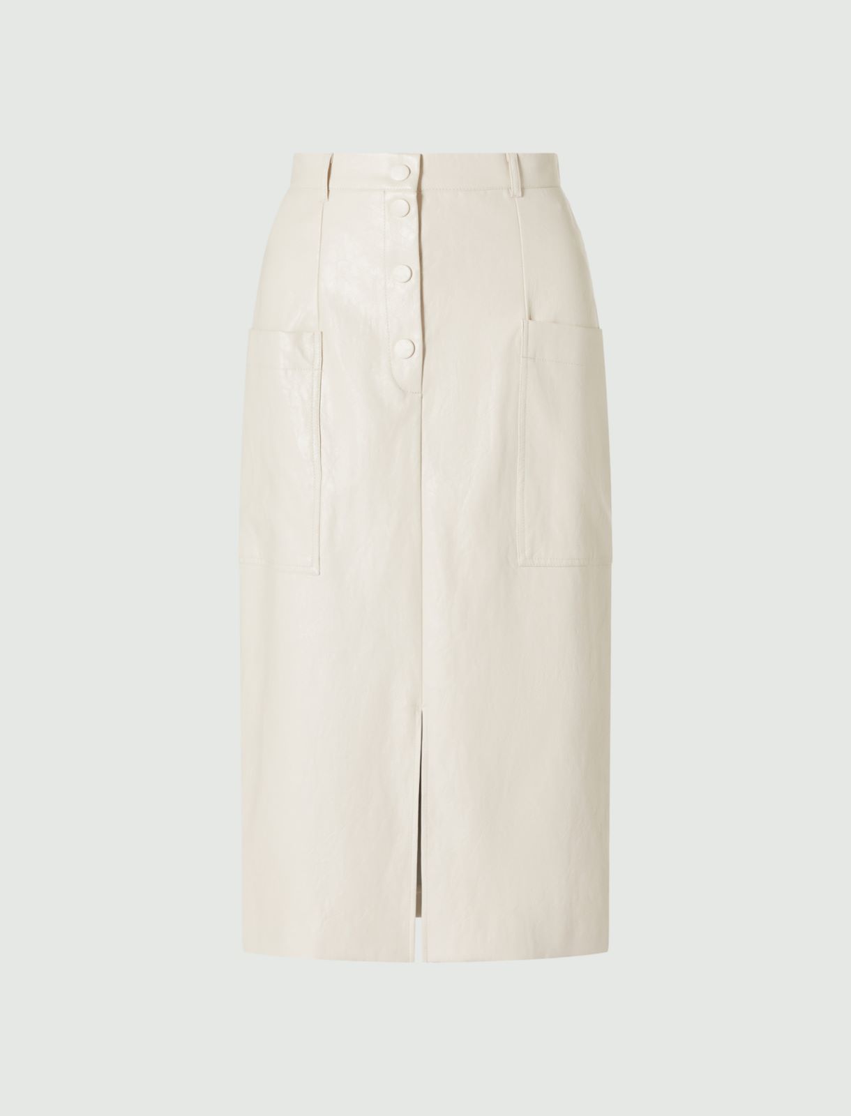 Coated skirt  - Cream - Marella - 5