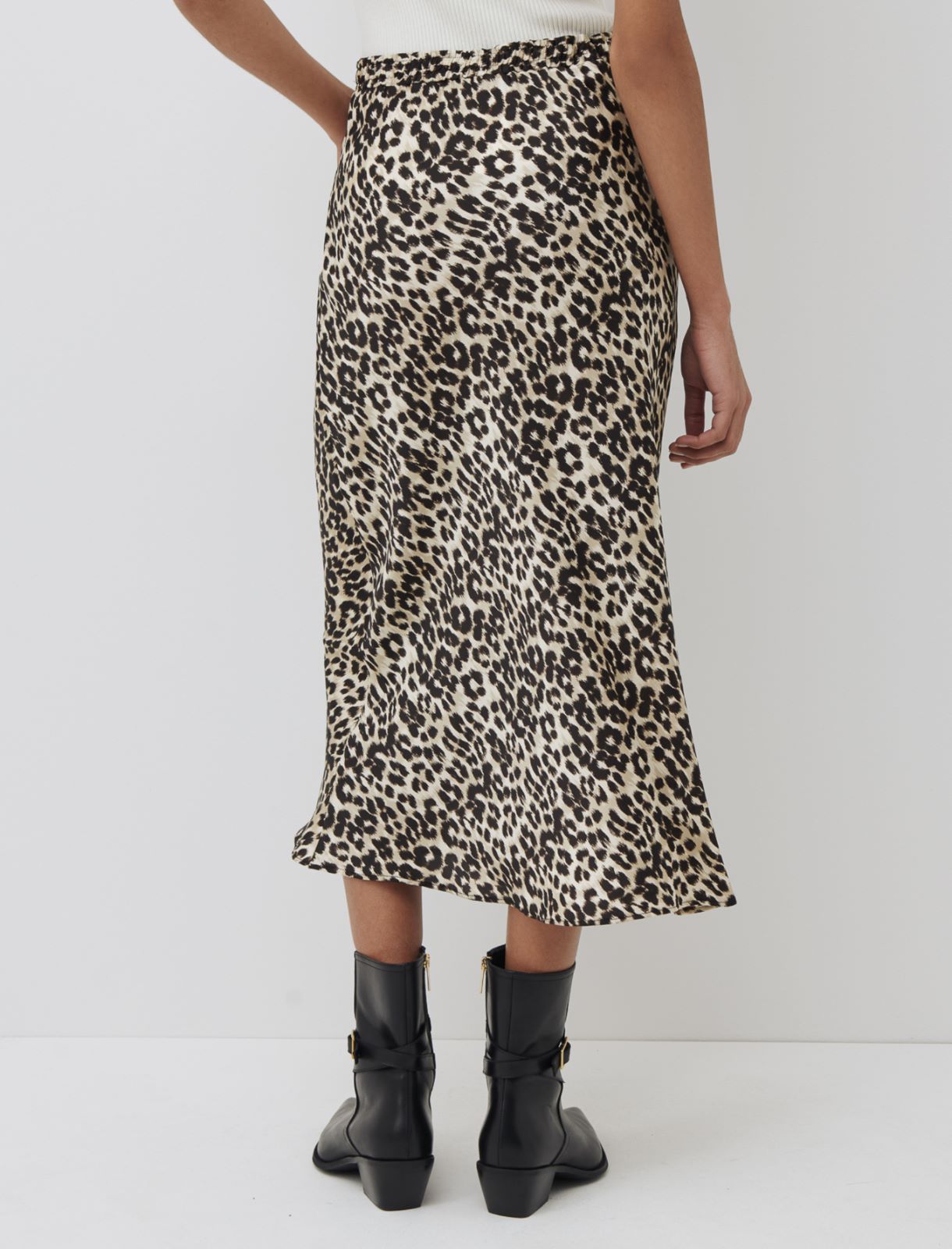Patterned skirt - Black - Marina Rinaldi - 2