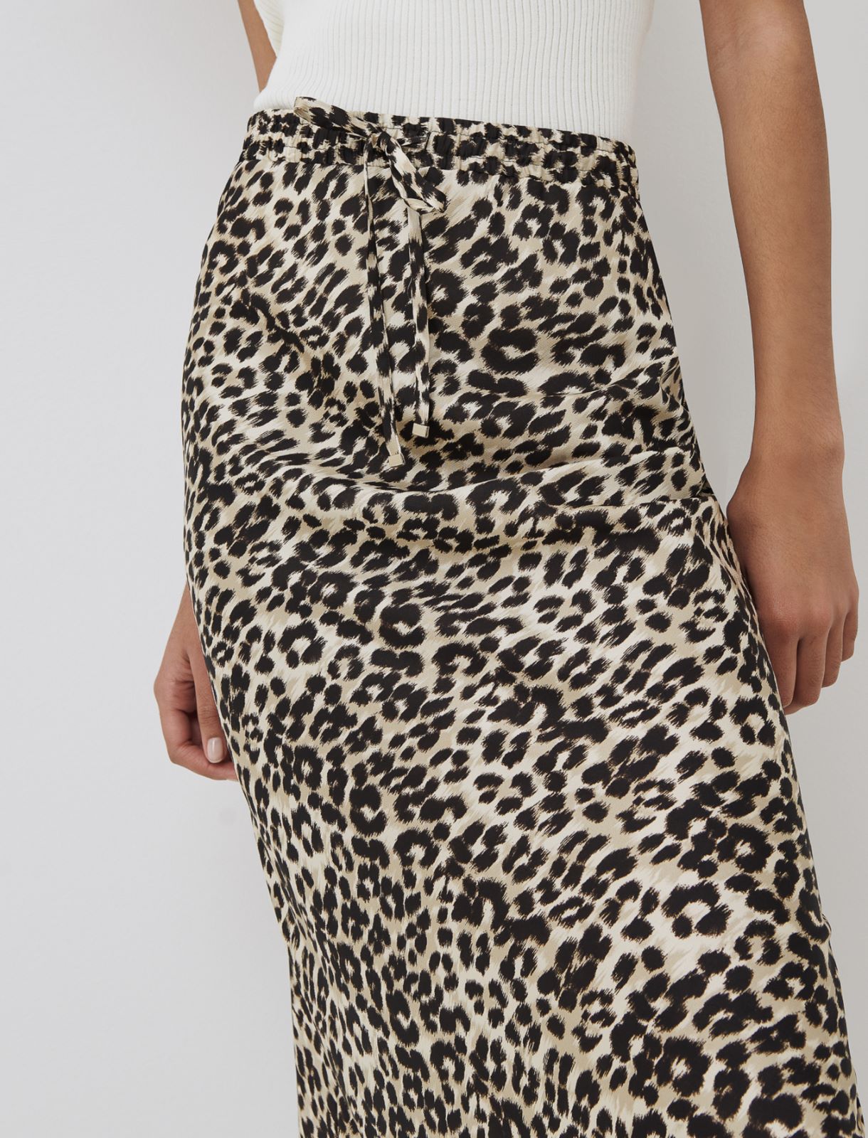 Patterned skirt - Black - Marina Rinaldi - 4