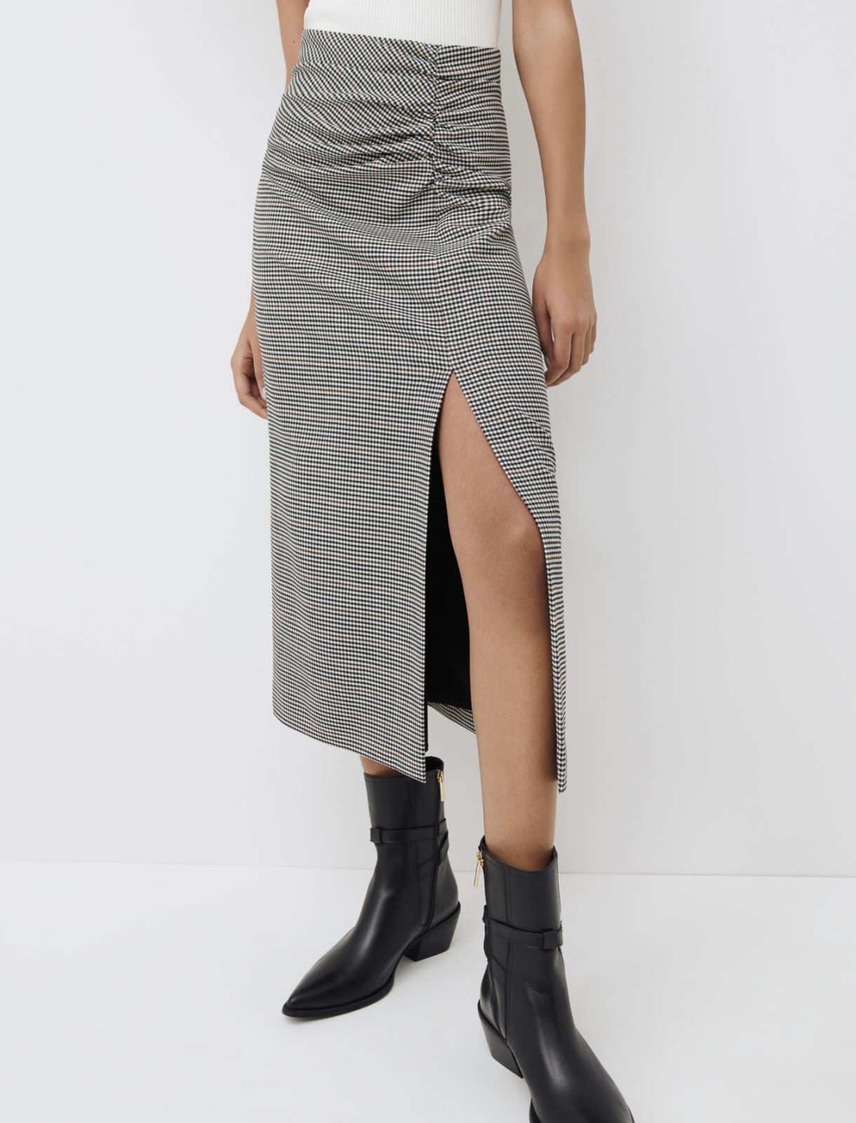 Long skirt - Black - Marella - 4