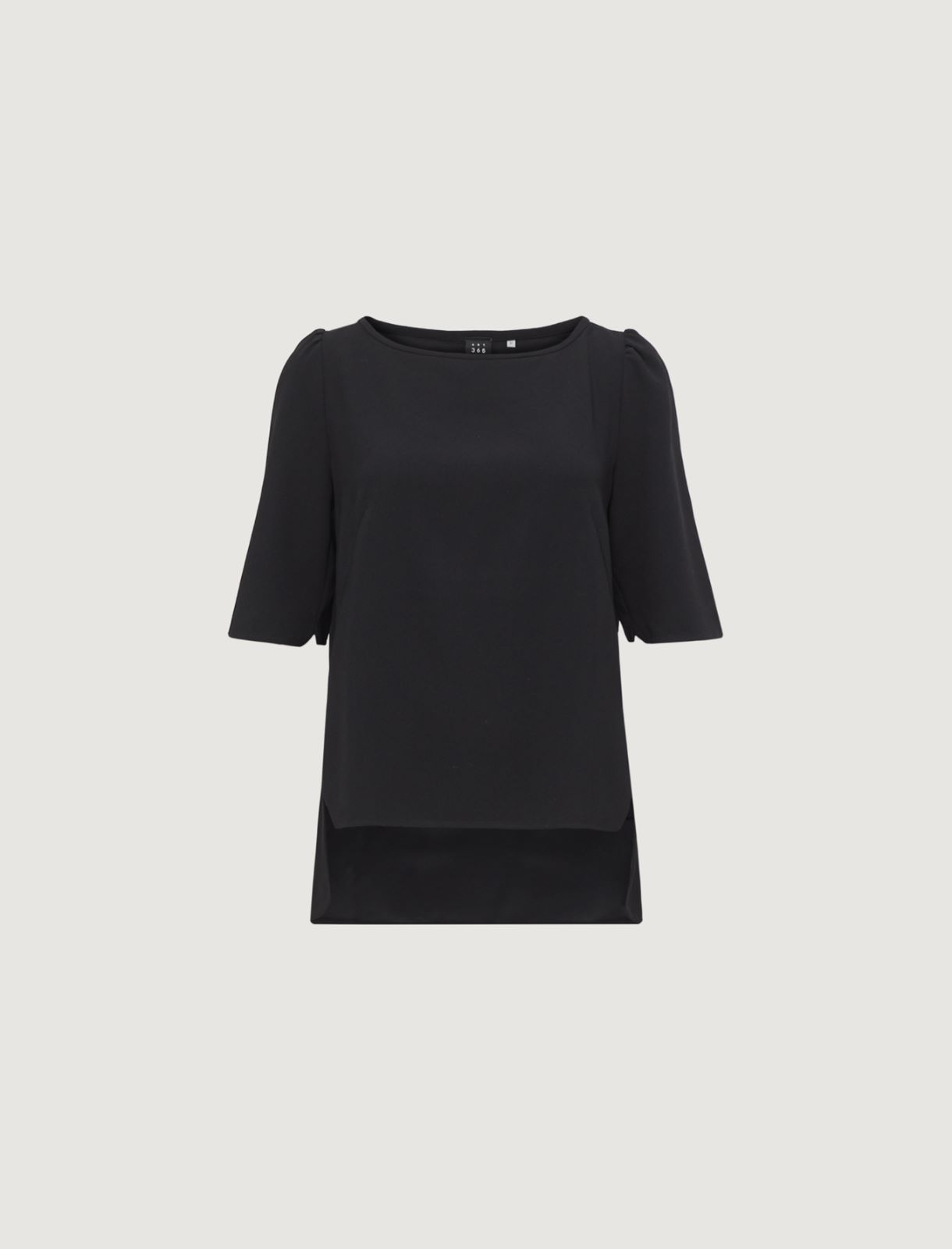 Crepe blouse, black - Marella