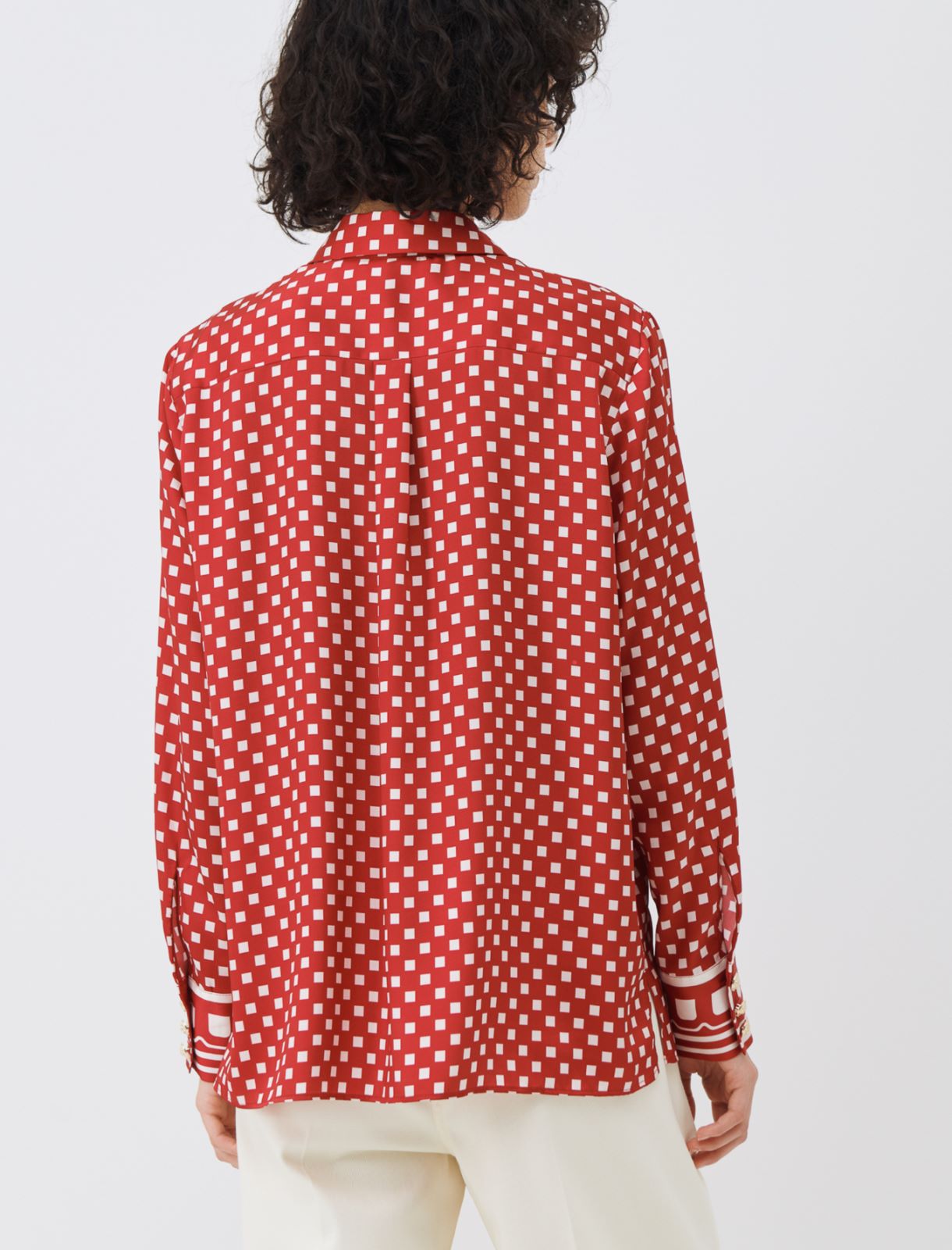 Patterned shirt - Red - Marella - 2