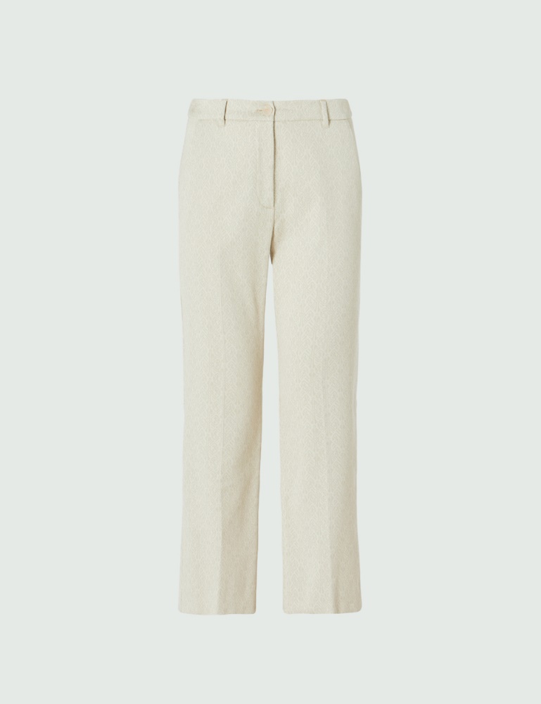 Jacquard trousers - Sand - Marella - 2
