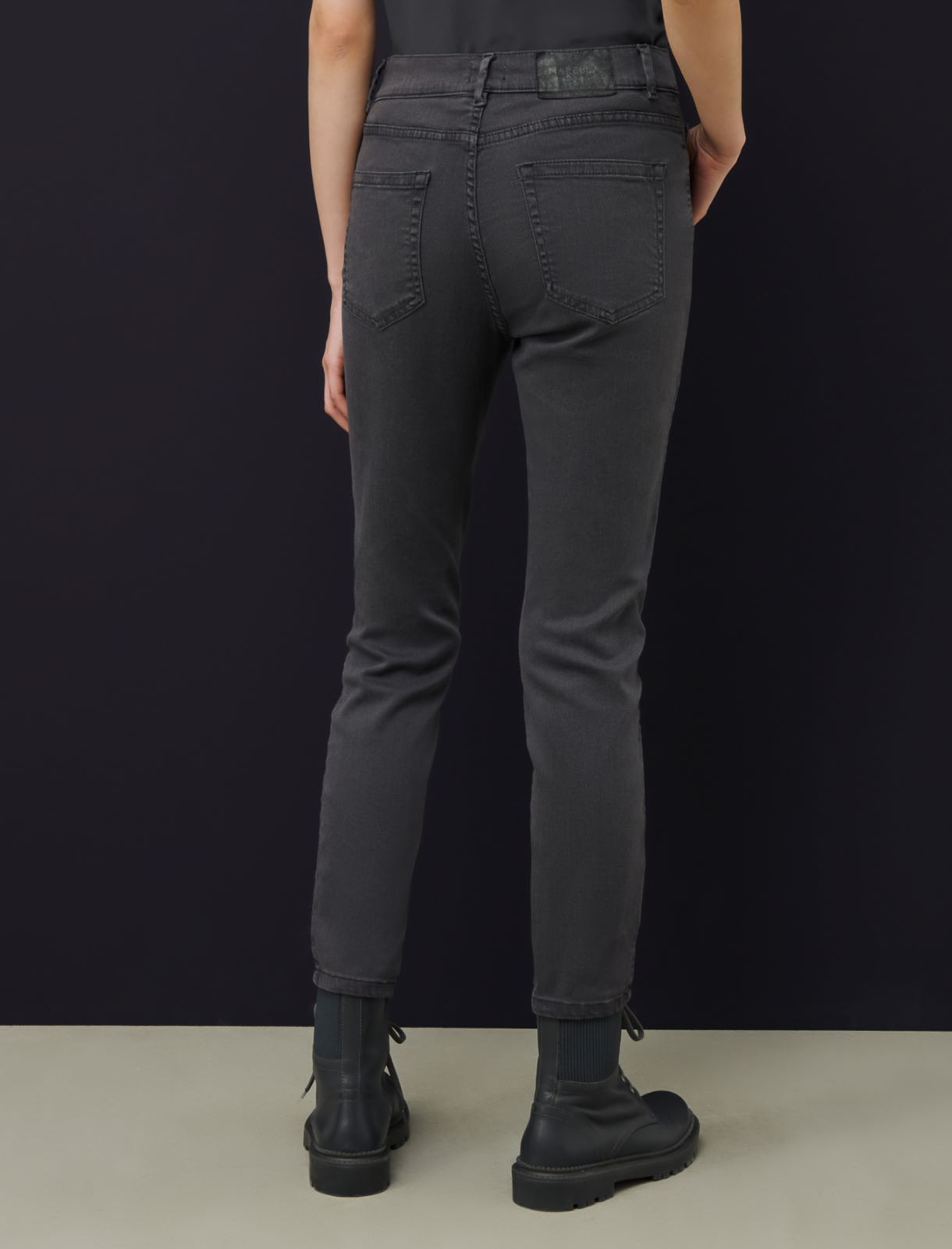 Skinny jeans - Dark grey - Marella - 2
