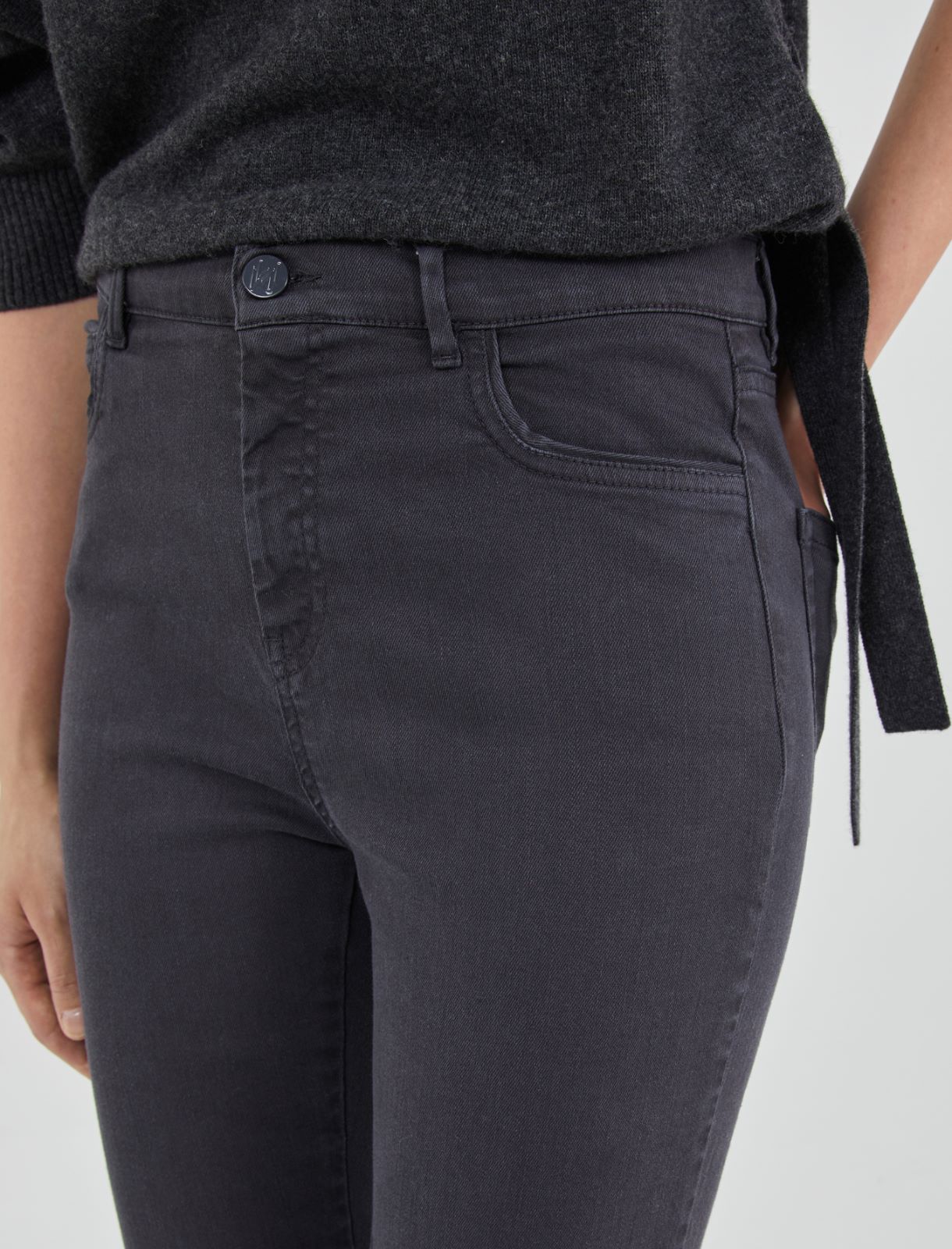 Jean skinny, gris anthracite | Marella Jean skinny - Gris anthracite - Marella - 4