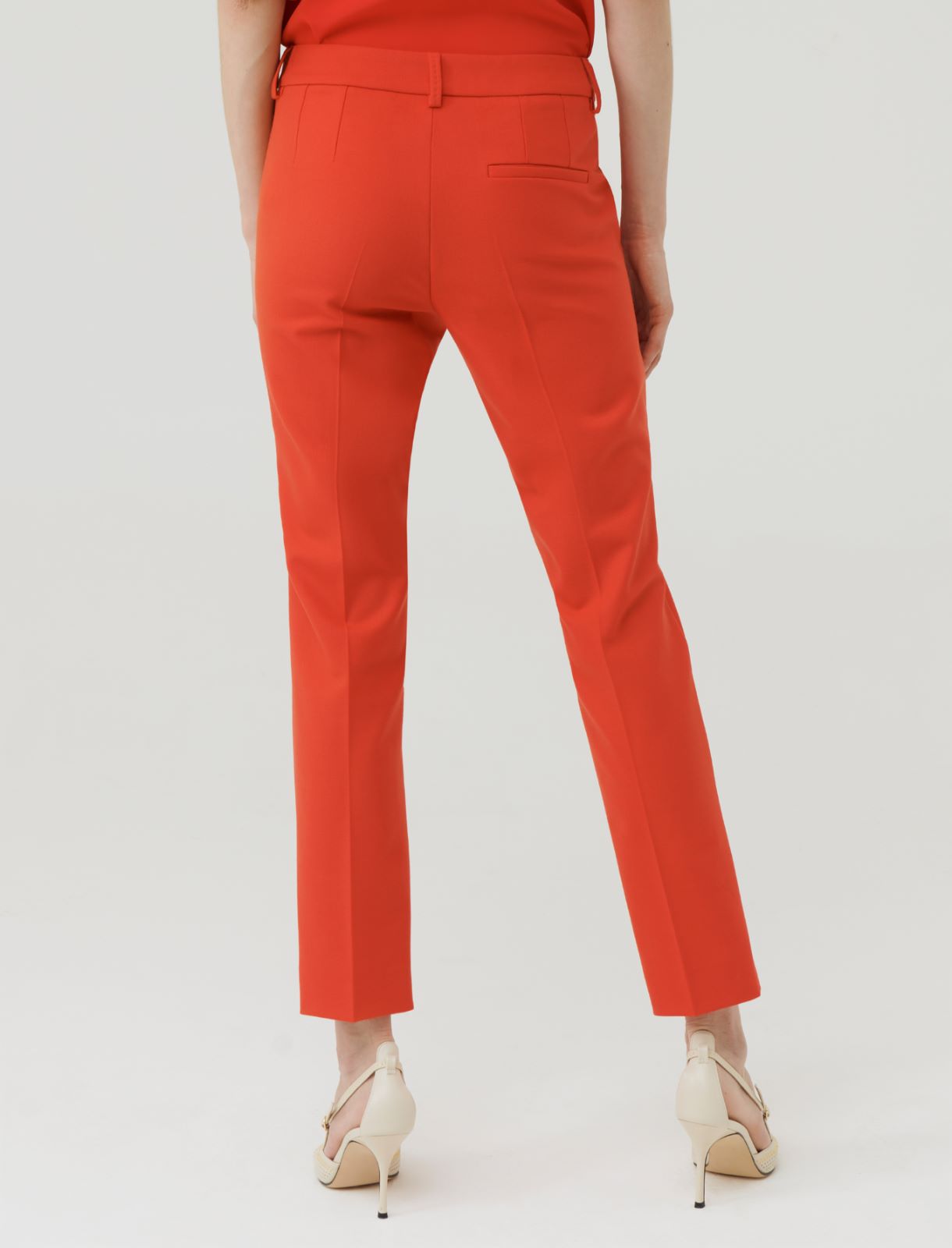 Wool-blend trousers - Coral - Marella - 2