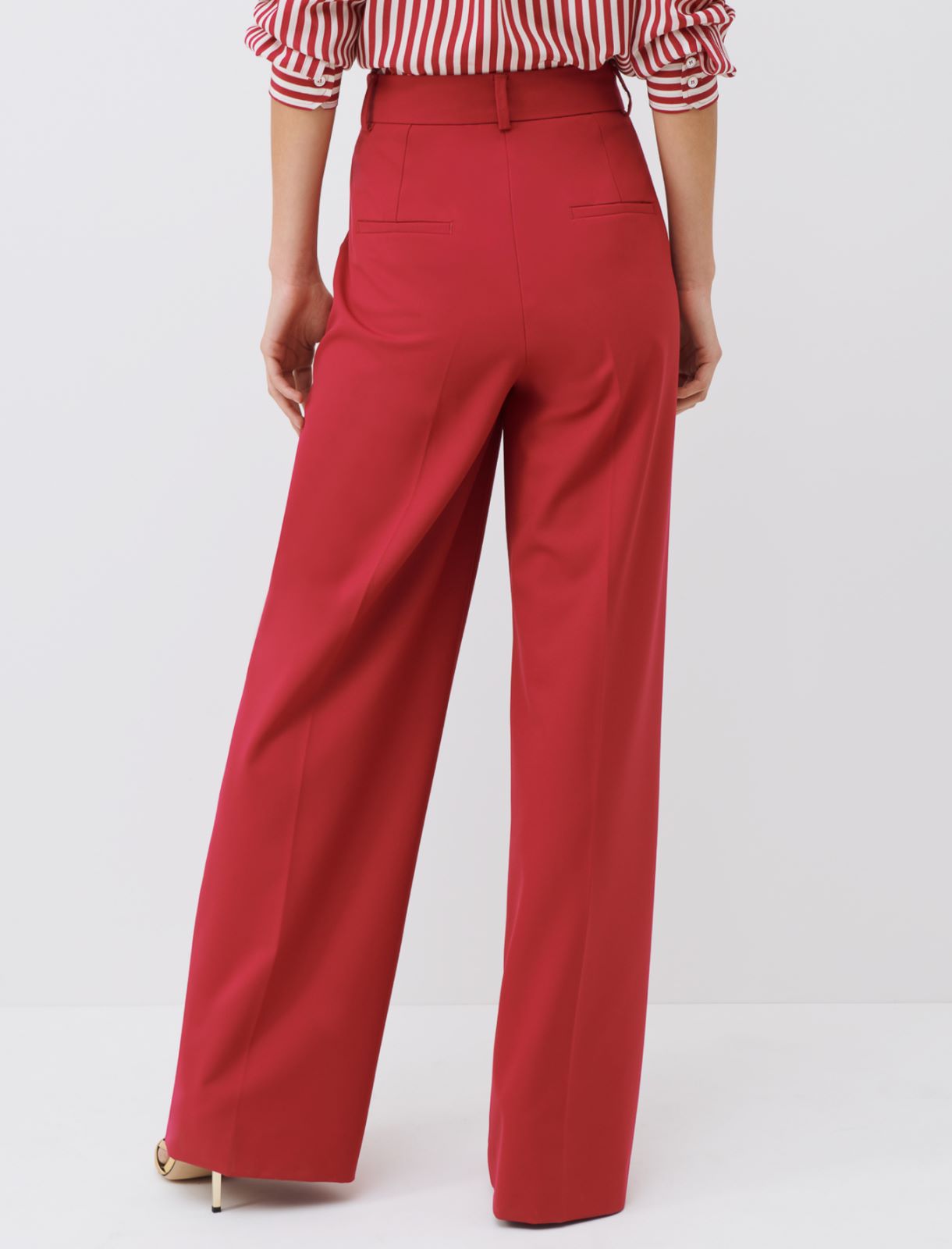 Long trousers, cherry | Marella Long trousers - Cherry - Marella - 3