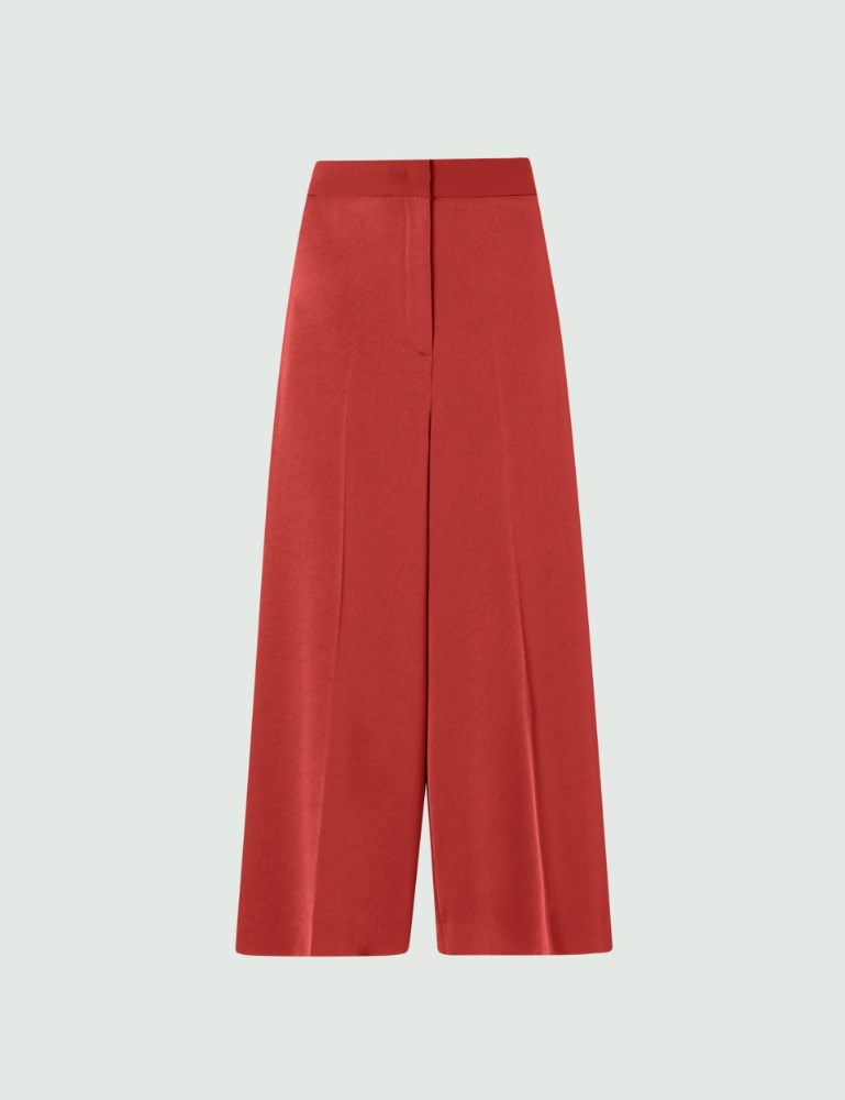 Wide trousers - Cherry - Marella - 2