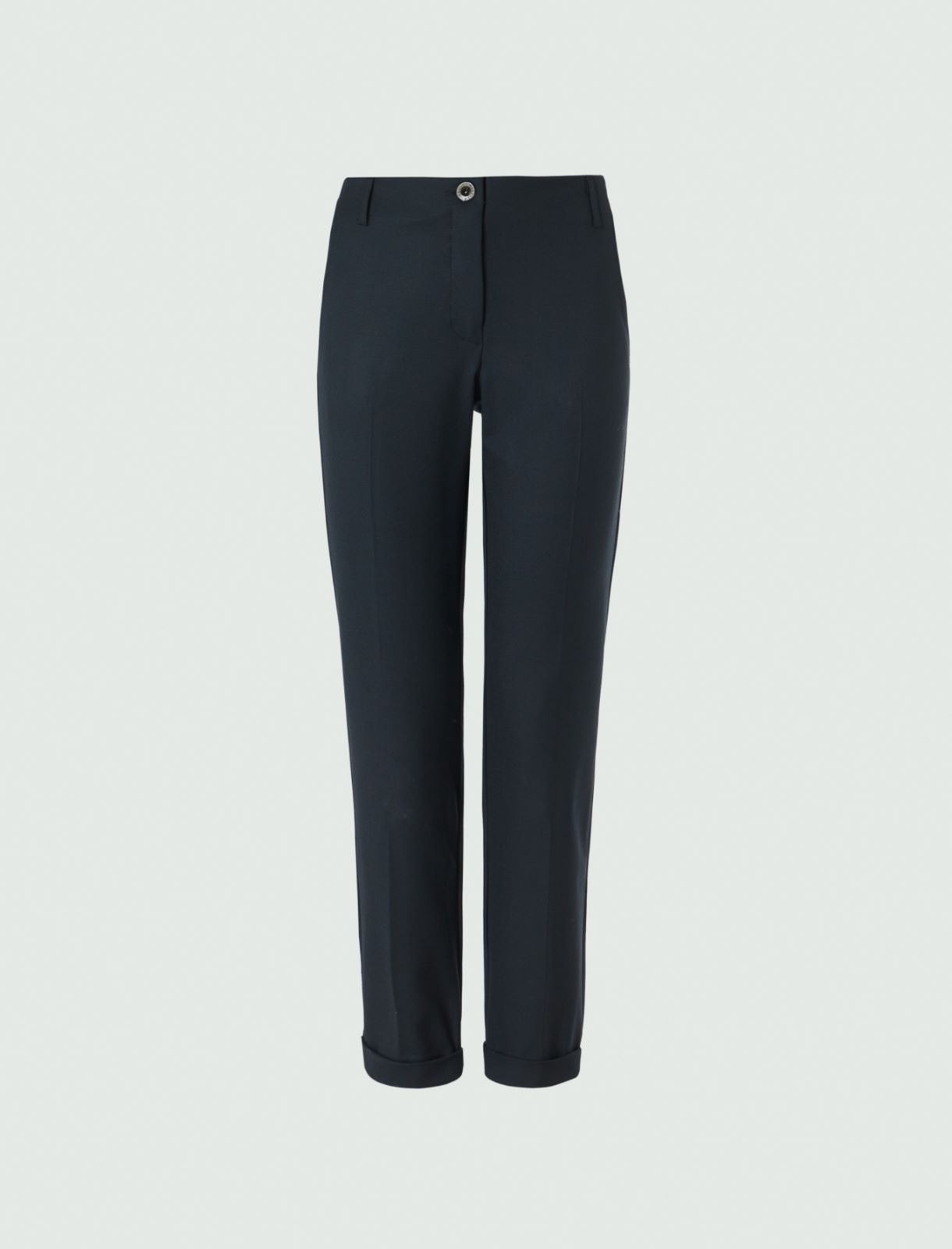 Straight-fit trousers - Navy - Marella