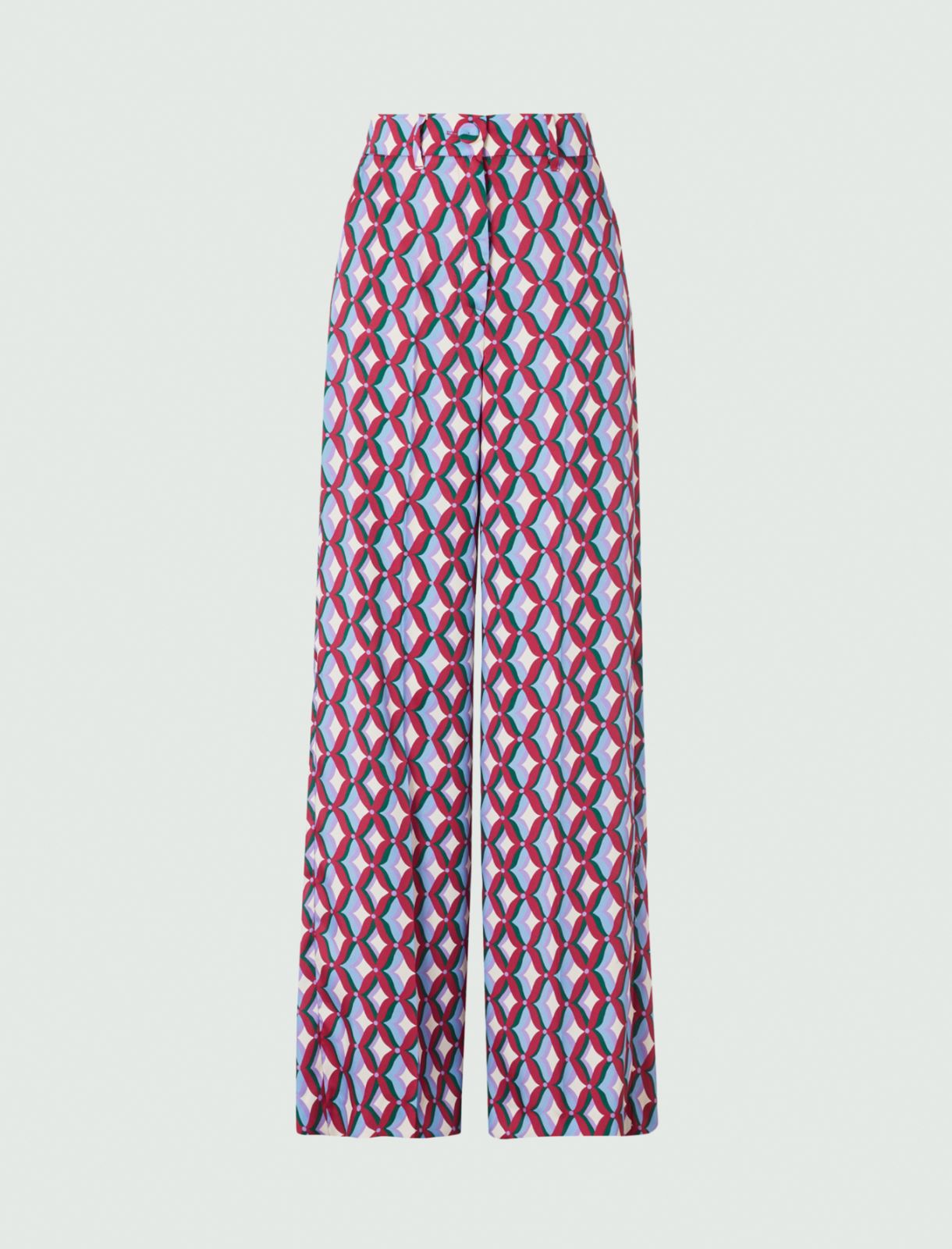 Patterned trousers - Cherry - Marella