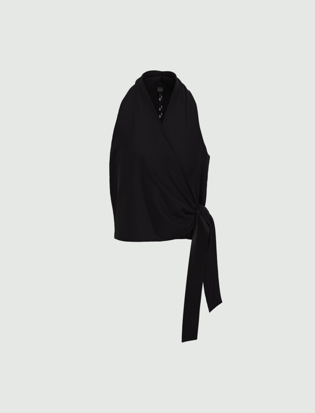 Crepe top, black - Marella