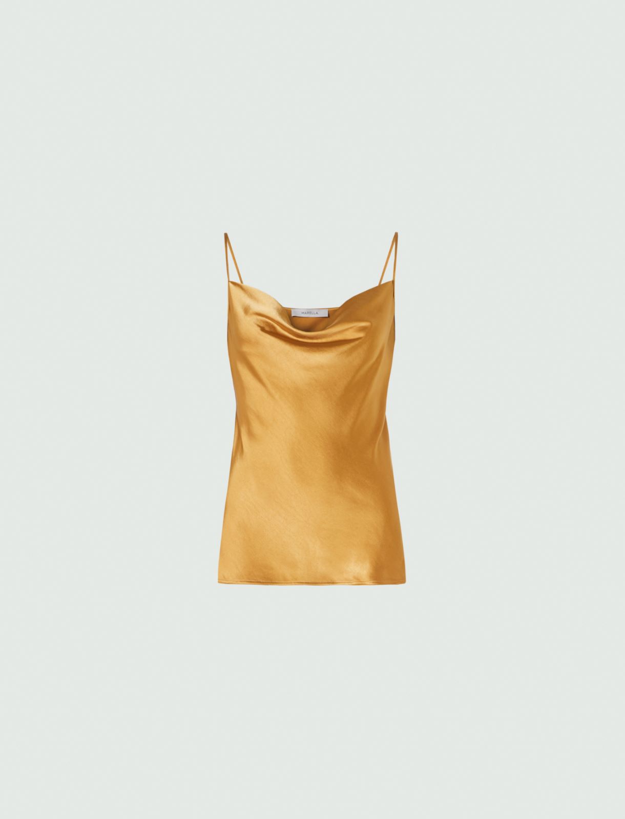 Camisole top - Gold - Marina Rinaldi - 5