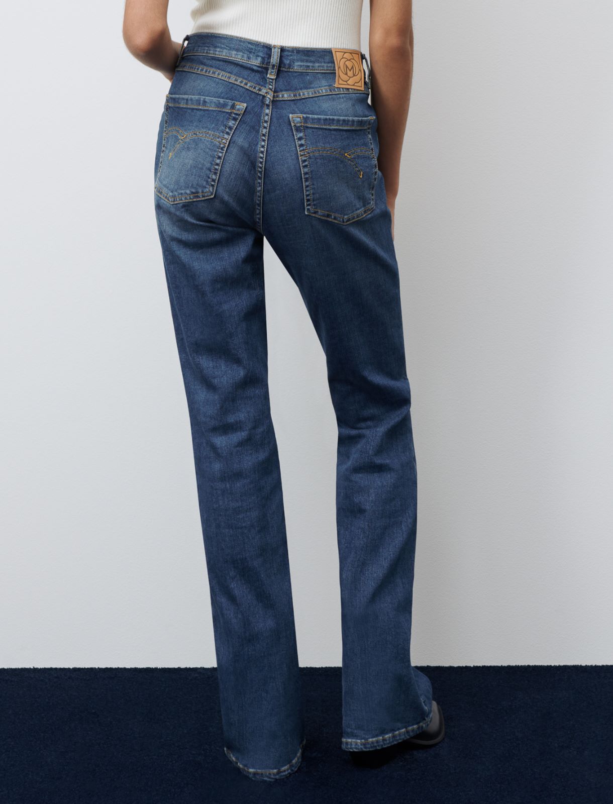 Jean bootcut - Bleu jeans - Marella - 4