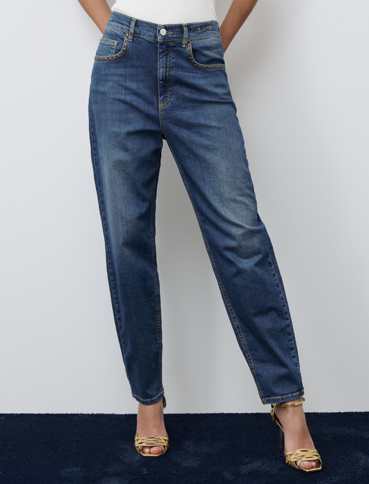 Jeans mom fit, blue jeans | Marella Jeans mom fit - Blue jeans - Marella - 2