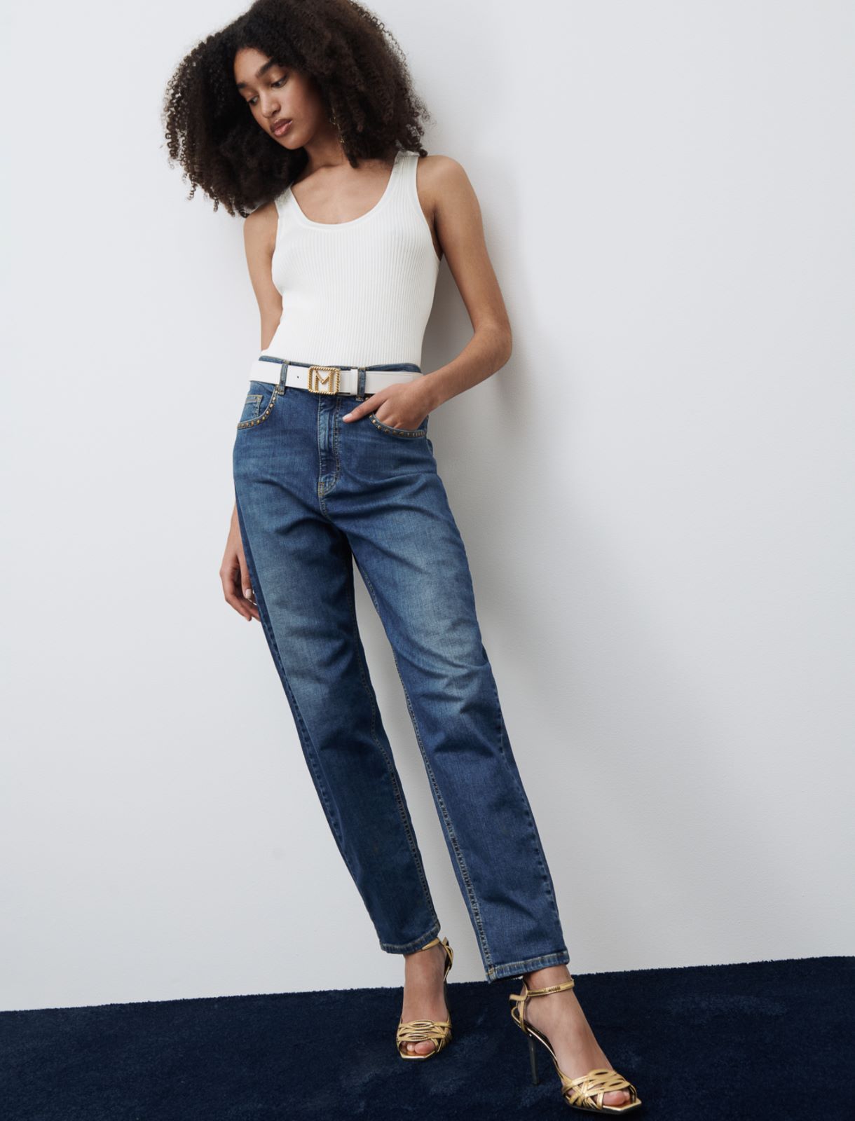 Jeans mom fit - Blue jeans - Marella - 3