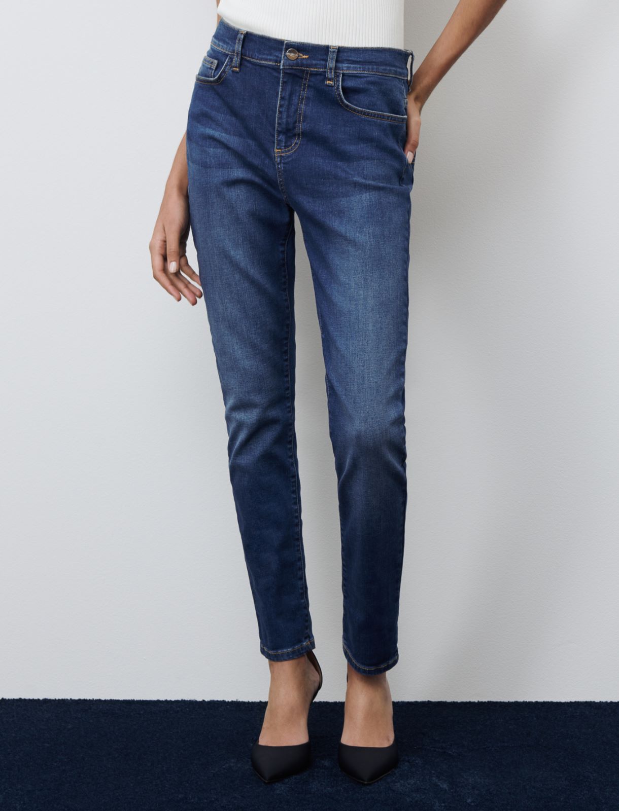 Skinny-fit jeans, blue jeans | Marella Skinny-fit jeans - Blue jeans - Marella - 2