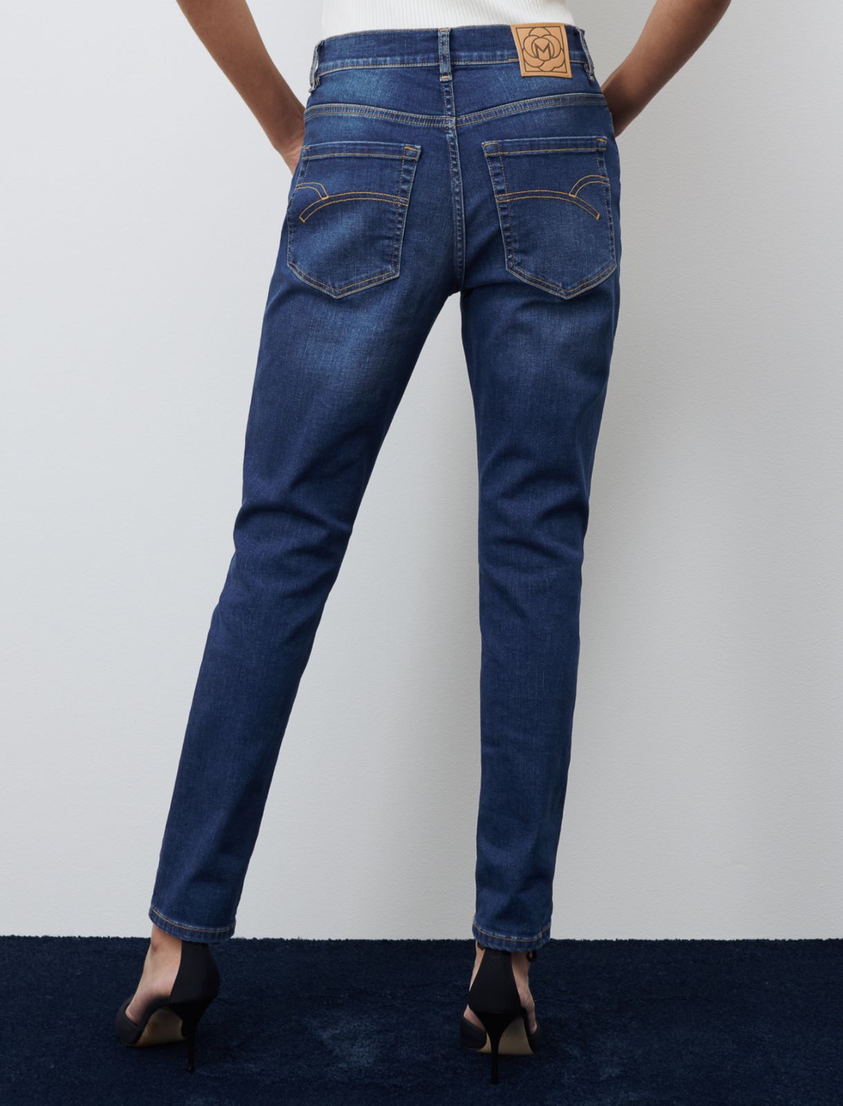 Skinny-fit jeans - Blue jeans - Marella - 4