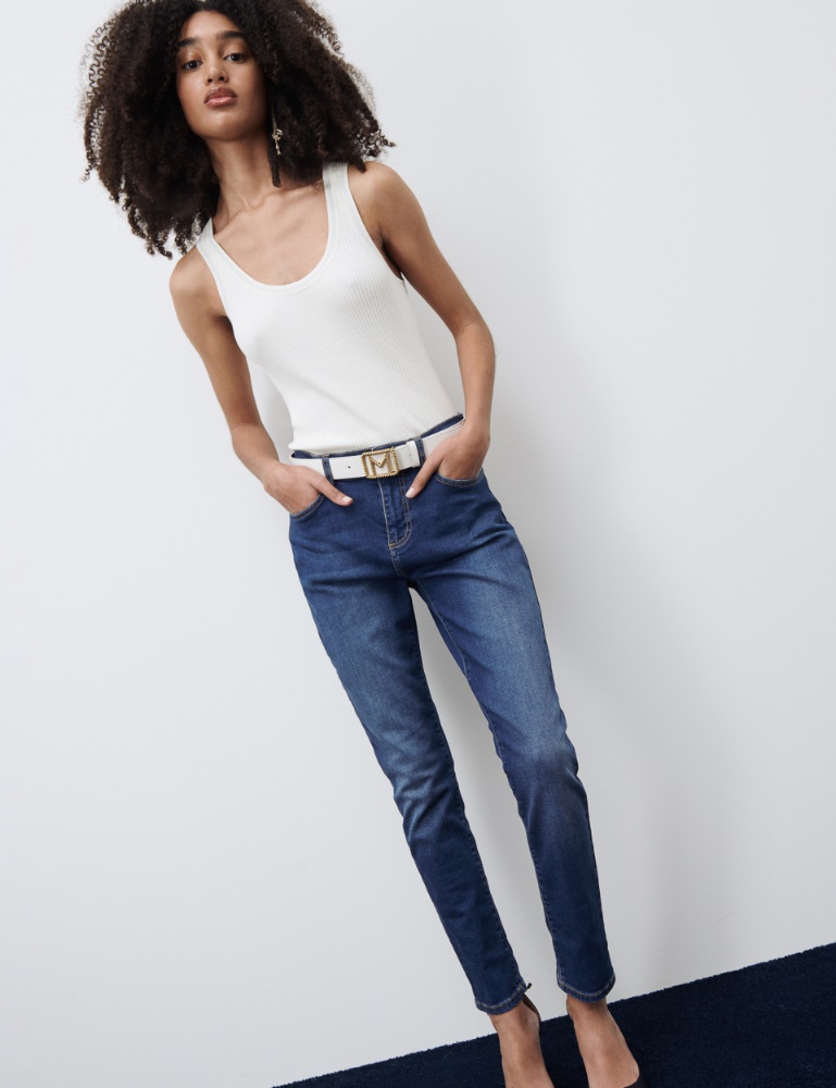 Skinny Fit Jeans - Jeansblau - Marella