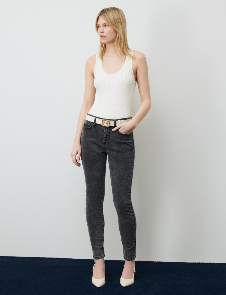 Skinny Fit Jeans - Schwarz - Marella