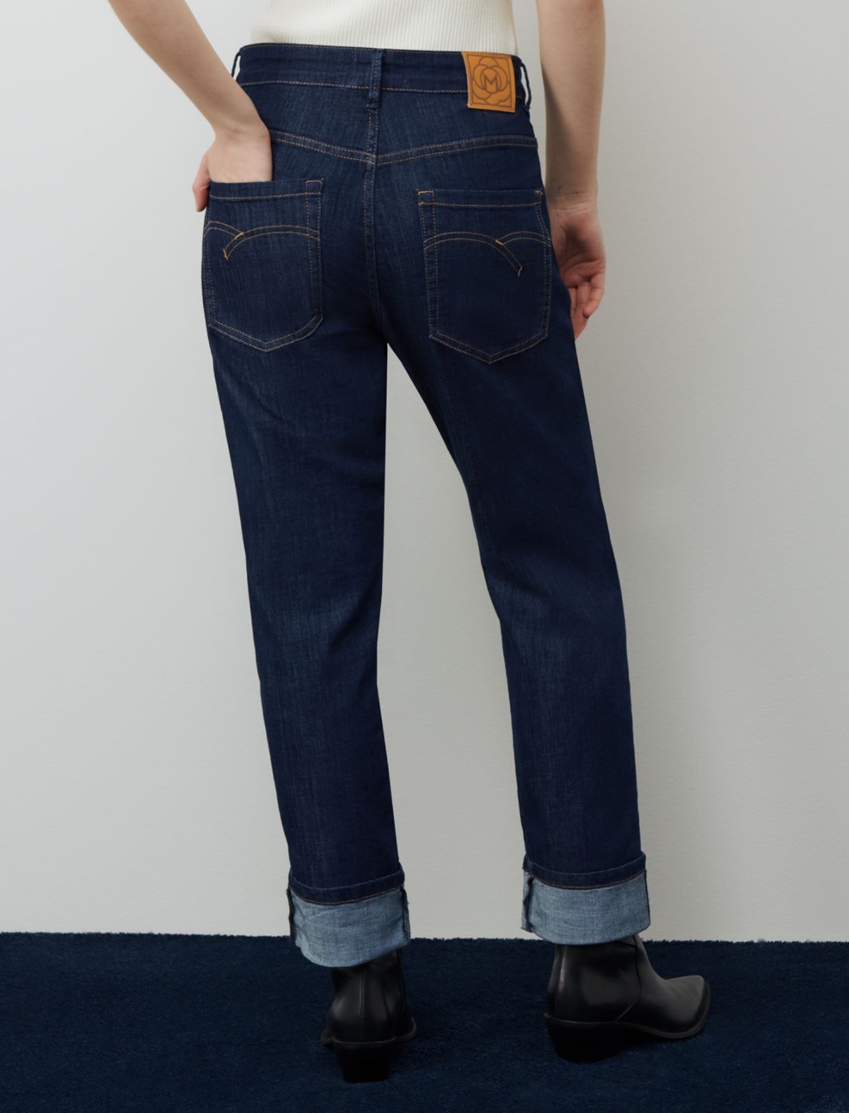 Tomboy-fit jeans - Blue jeans - Marella - 5