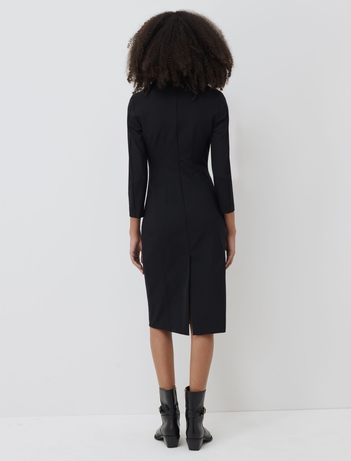 Midi dress - Black - Marina Rinaldi - 3