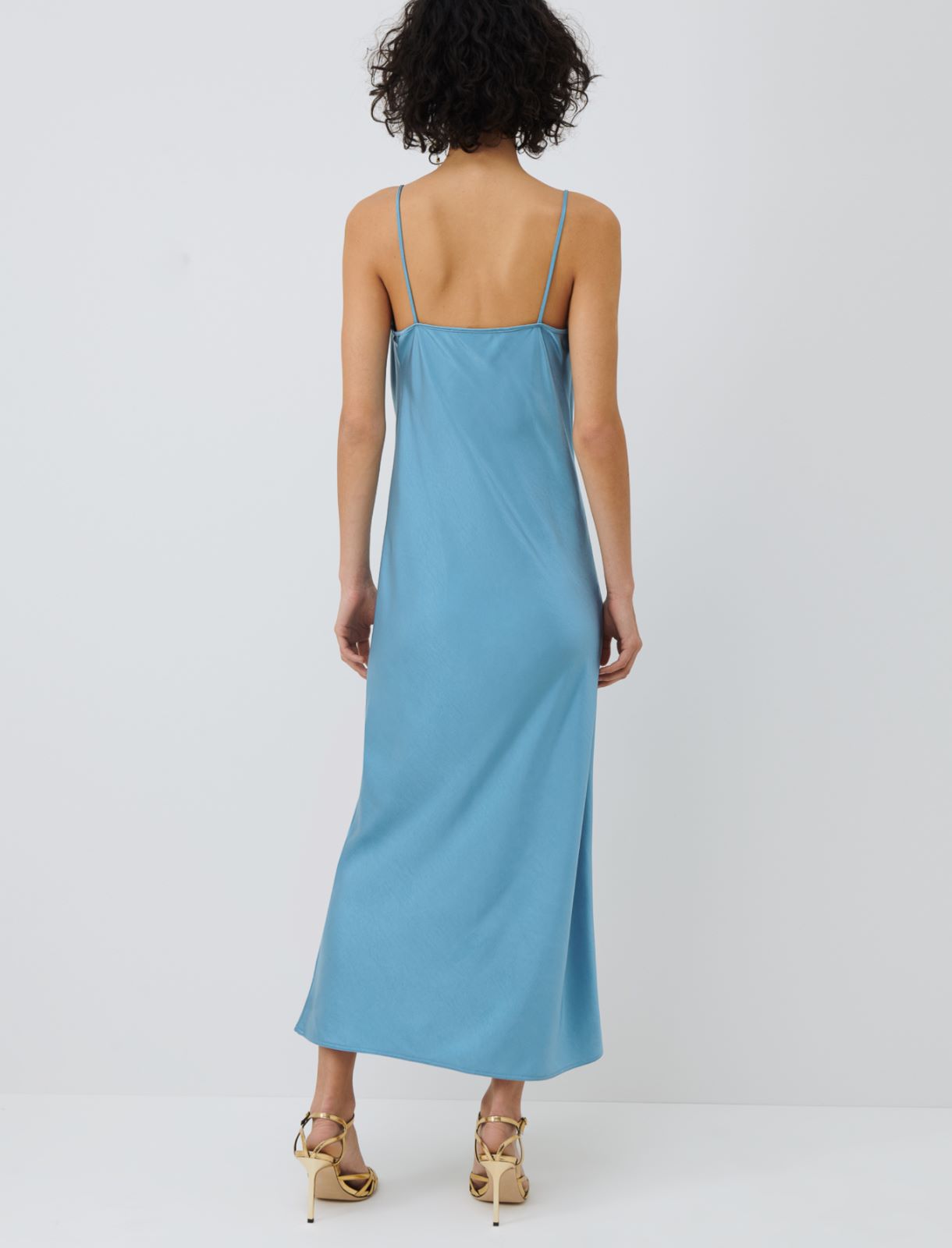 Slip dress - Light blue - Marella - 3