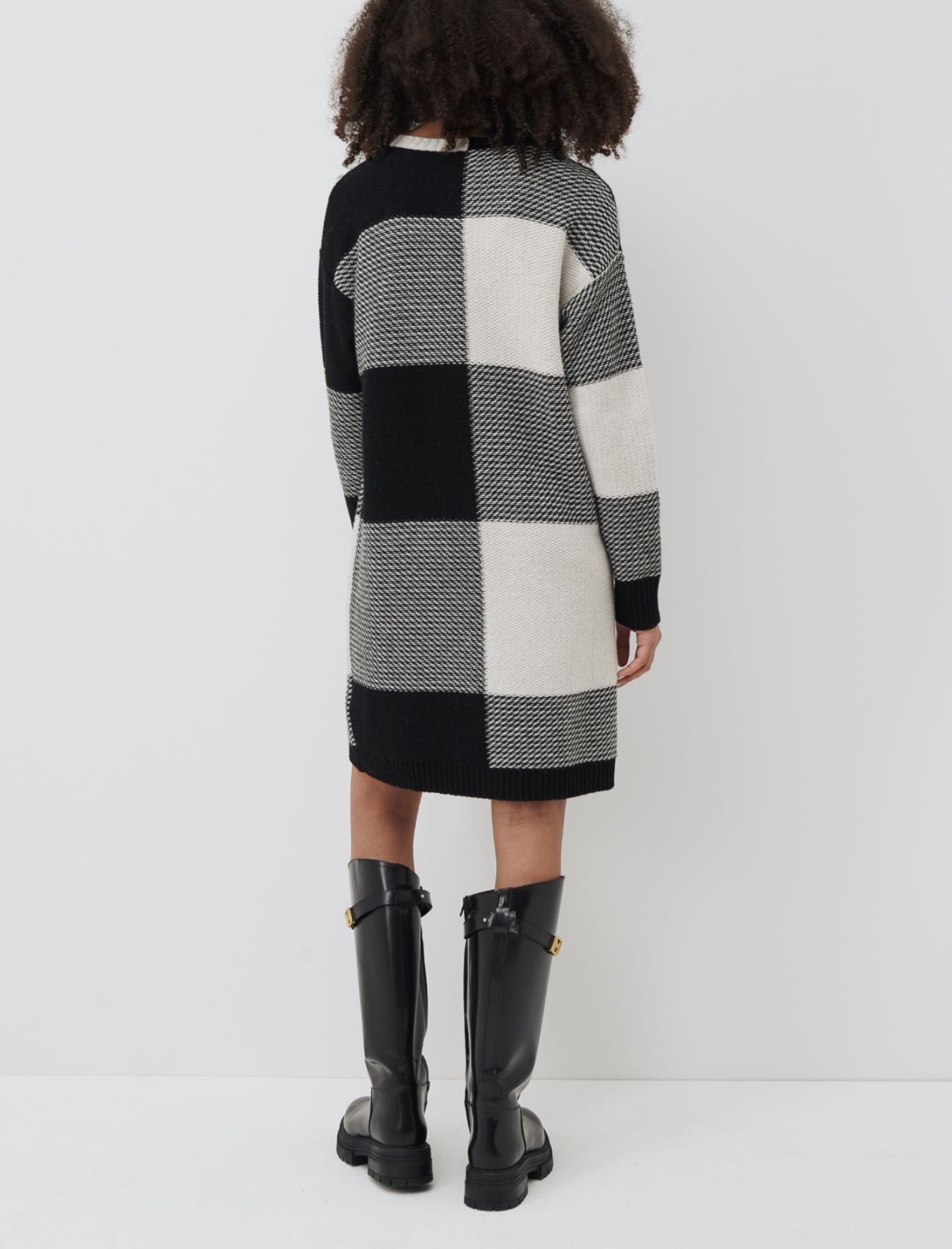 Knit dress, black | Marella