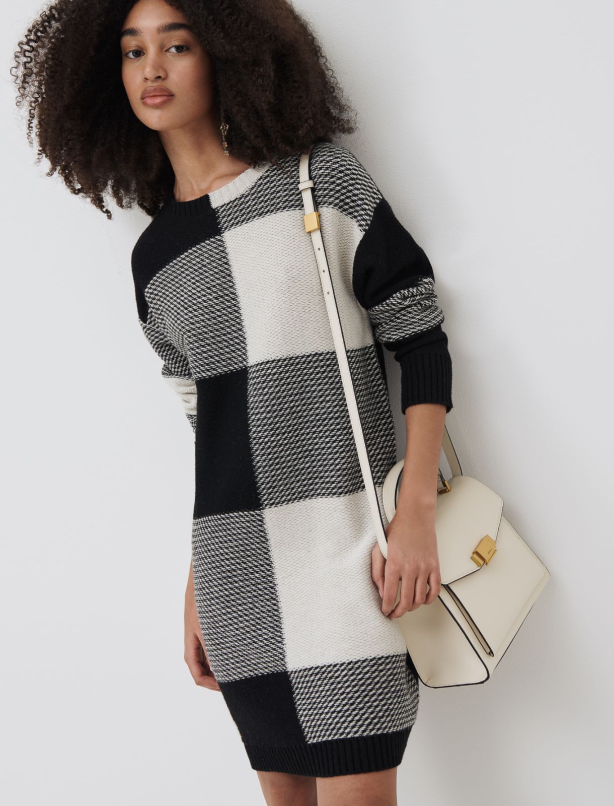 Knit dress, black | Marella