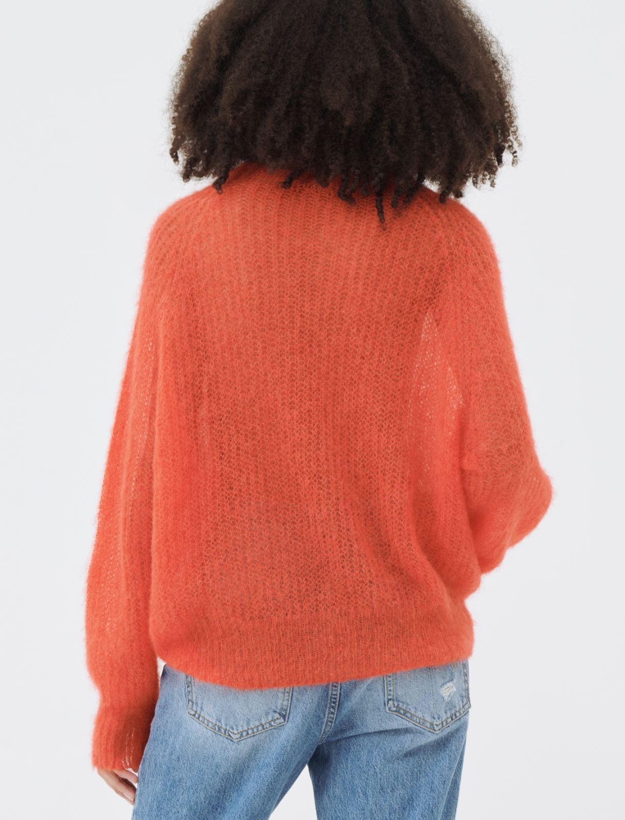 Alpaca and mohair sweater - Lobster - Marella - 2