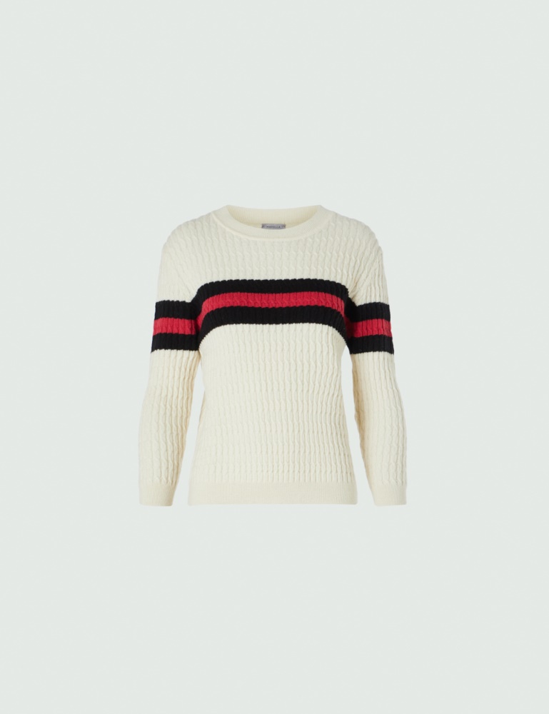 Pure wool sweater - White - Marella - 2