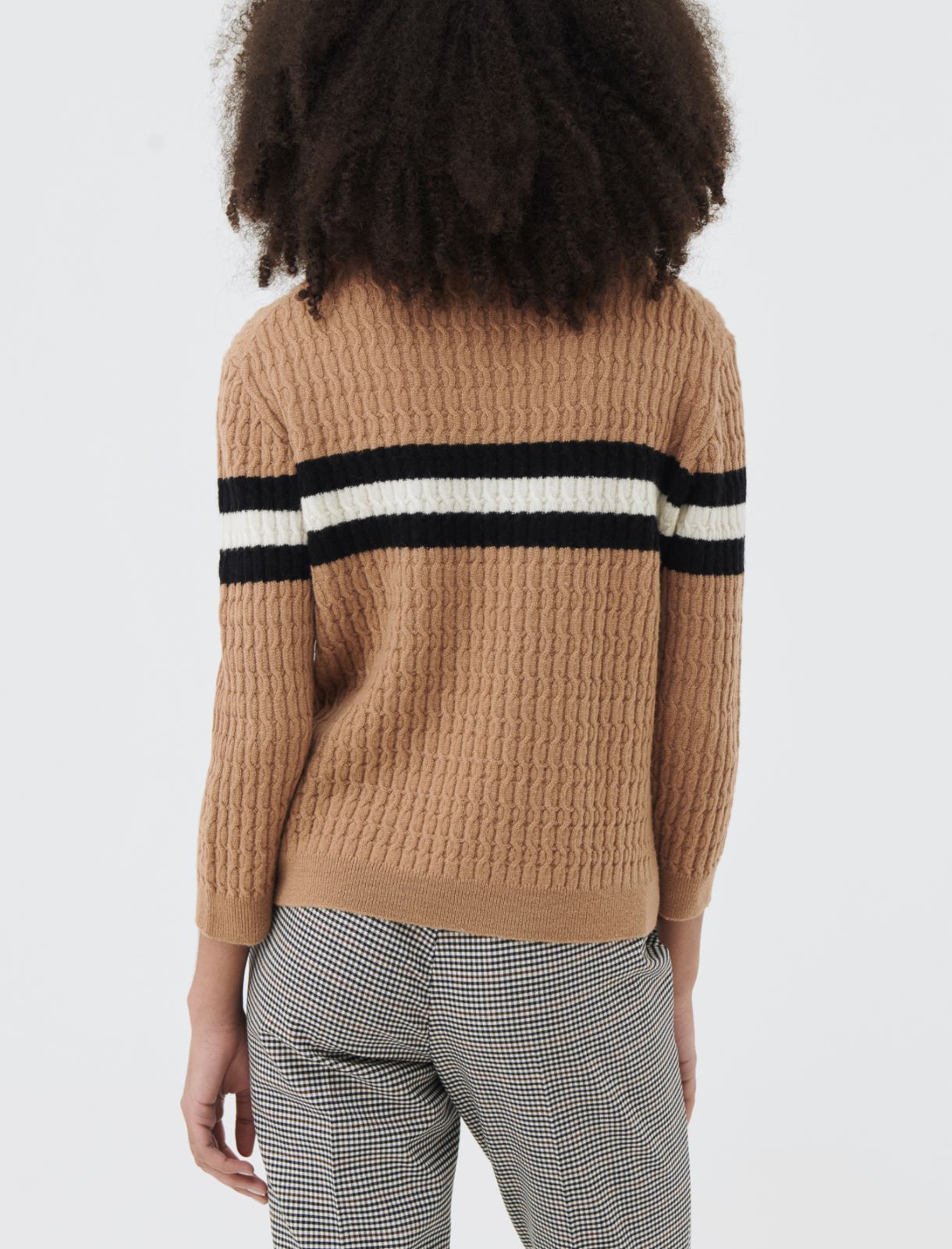 Pure wool sweater - Camel - Marella - 2