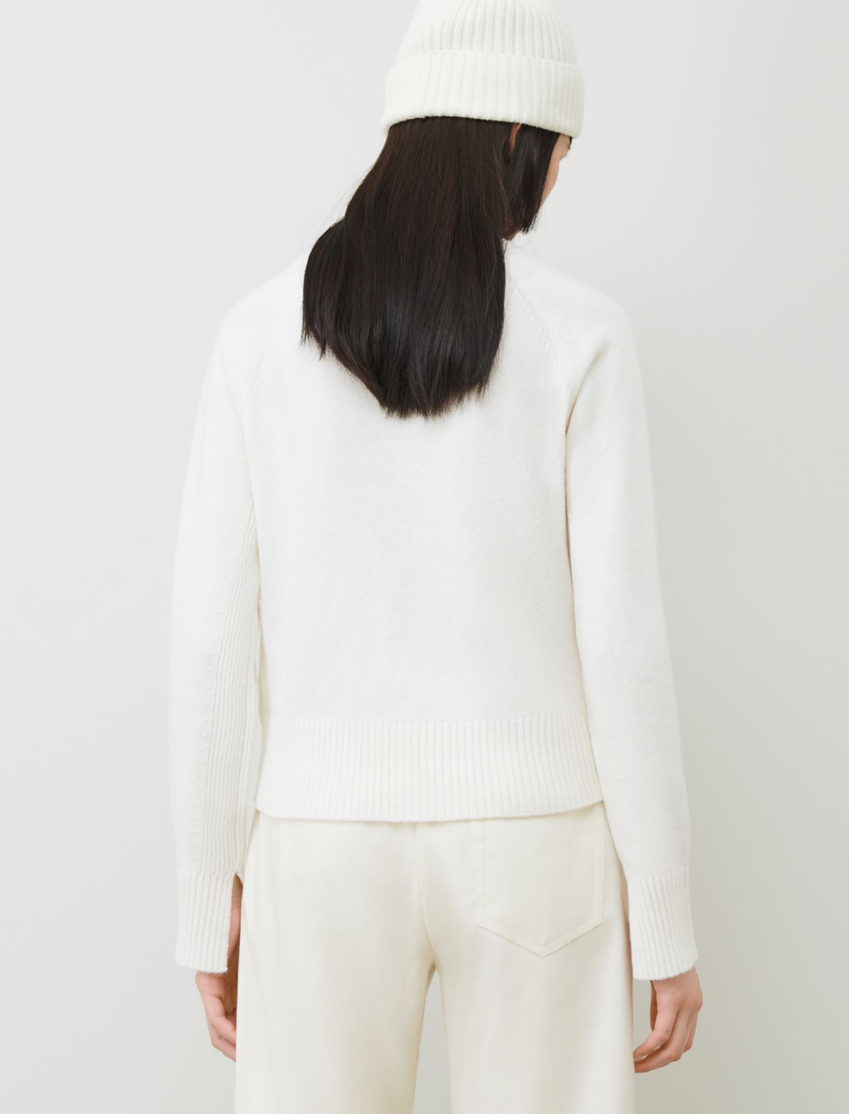 Pure wool jumper - White - Marella - 2