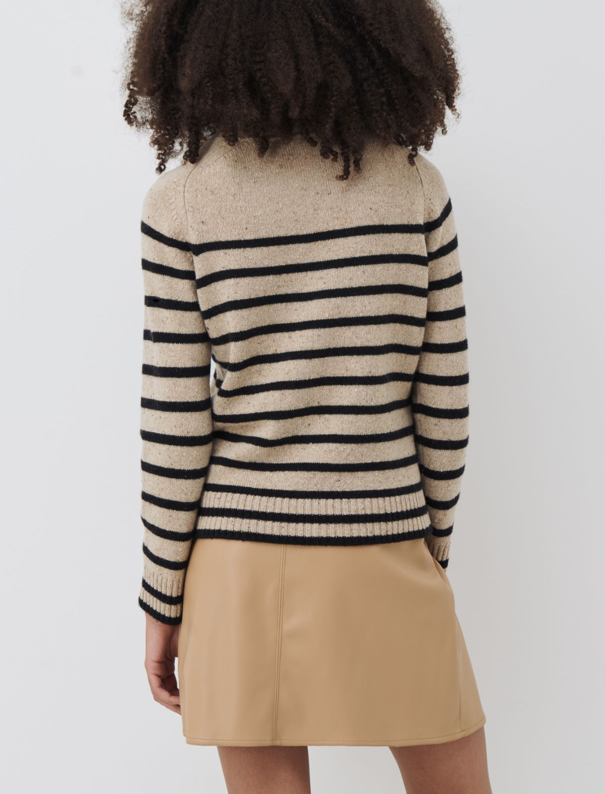 Striped sweater - Natural - Marella - 2