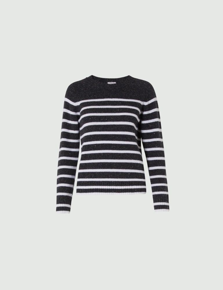 Striped sweater - Dark grey - Marella - 2