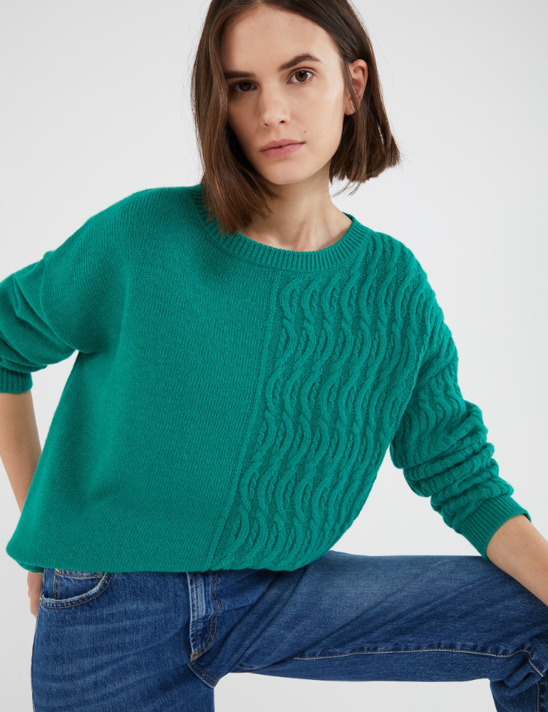 Boxy sweater - Green - Marella