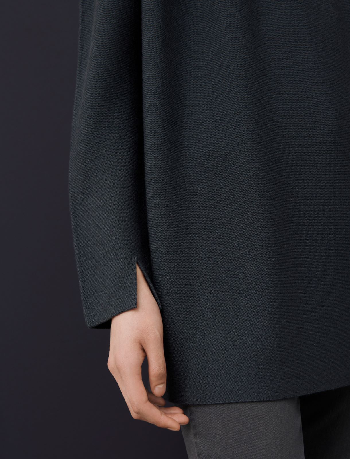 Oversized jumper, dark grey | Marella Oversized jumper - Dark grey - Marina Rinaldi - 4