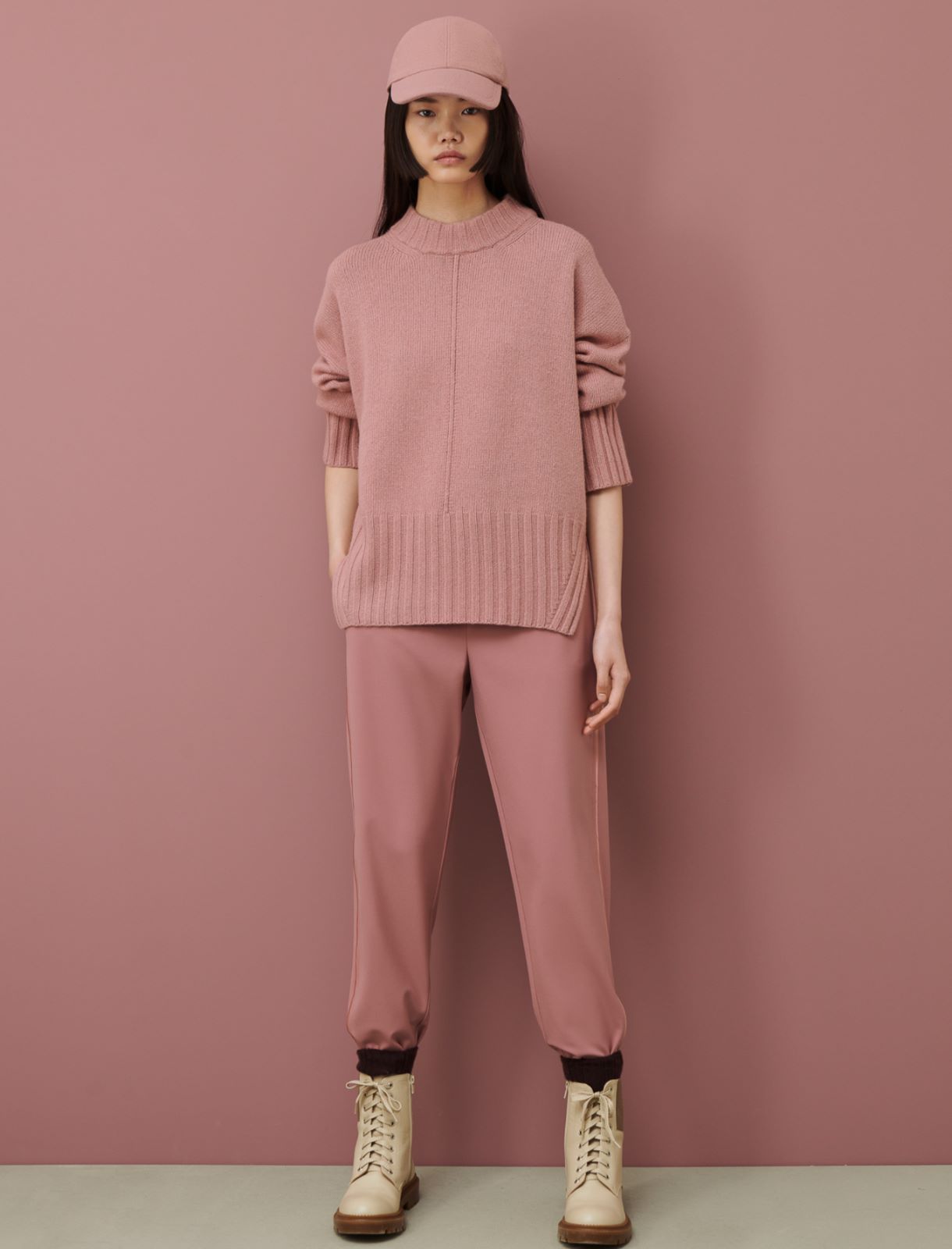 Oversized jumper, antique rose | Marella