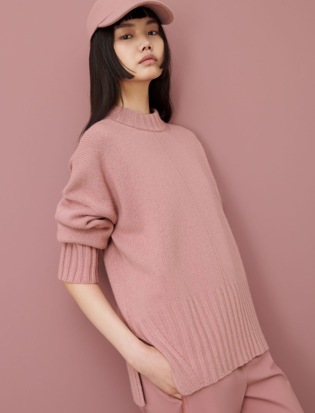 Oversized jumper, antique rose | Marella