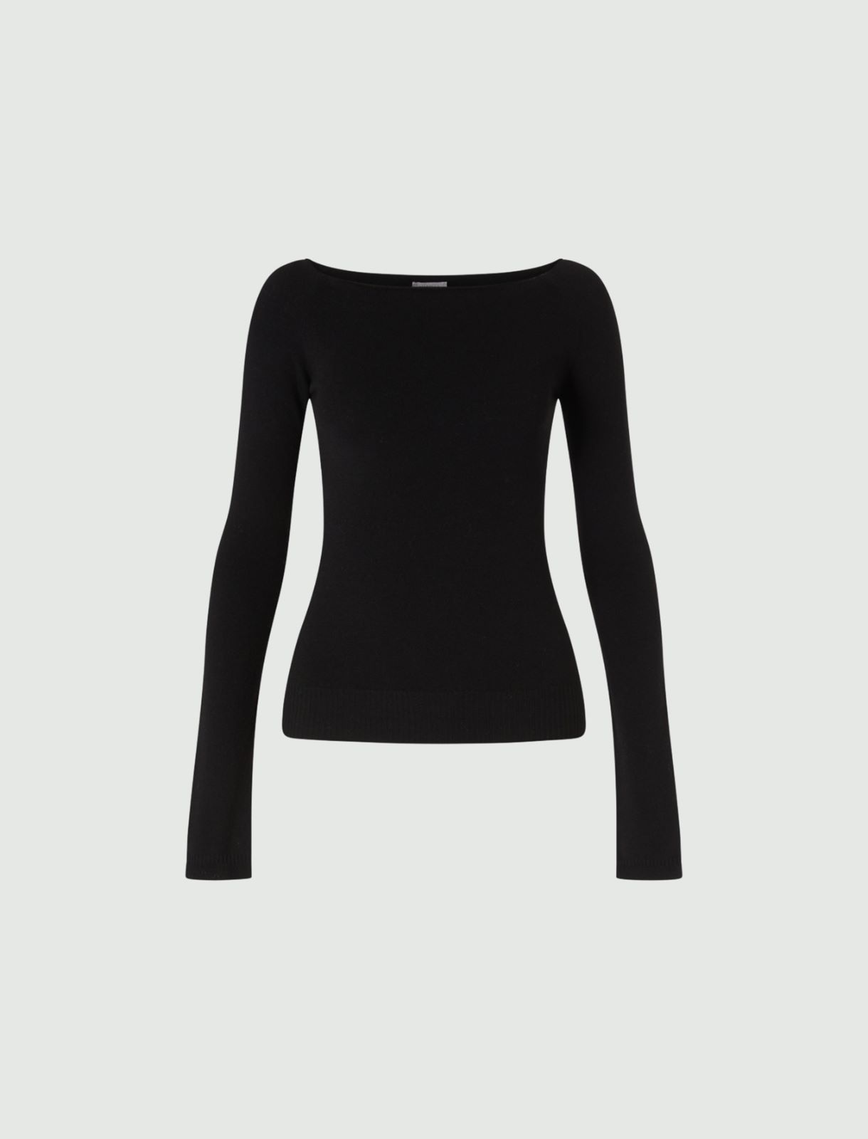 Anliegender Pullover, schwarz - Marella