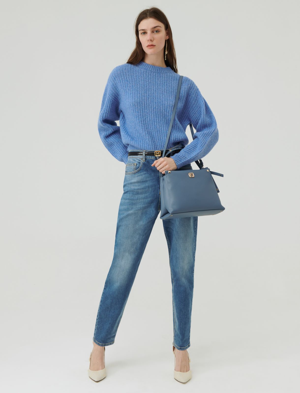 Pure wool sweater - Light blue - Marella