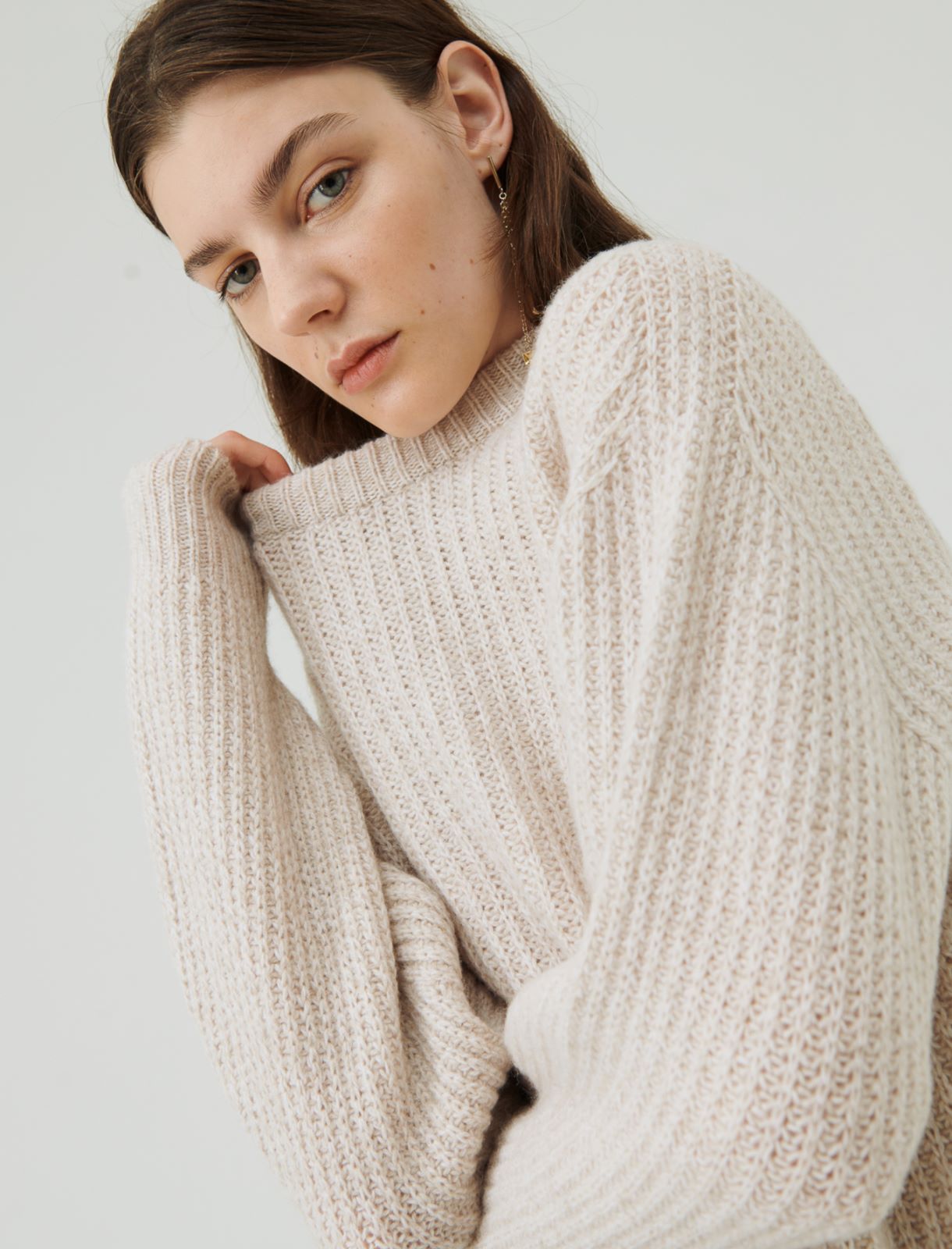 Pure wool sweater - Beige - Marella - 4