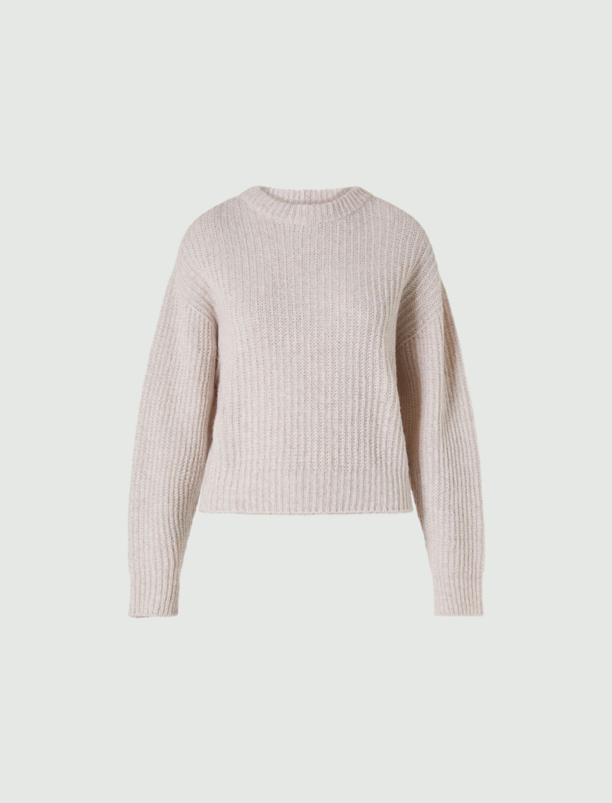 Pure wool sweater - Beige - Marina Rinaldi - 5