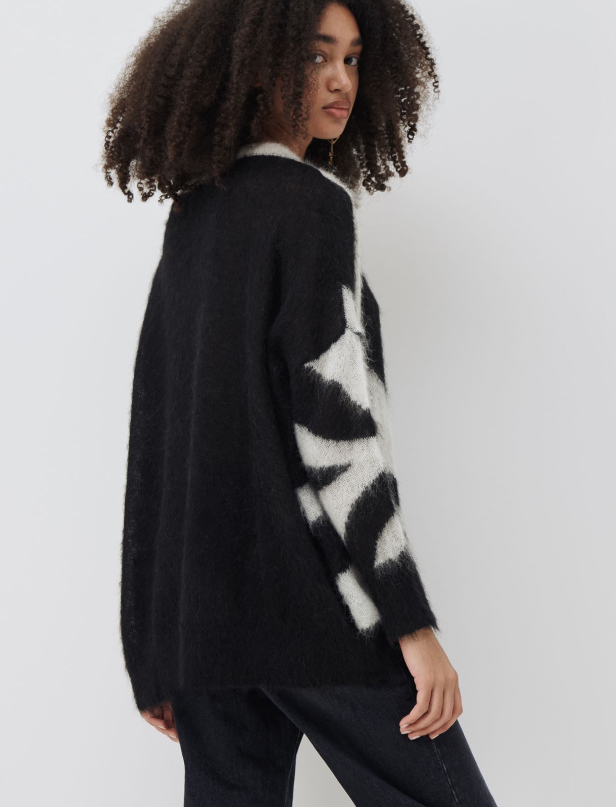 Alpaca-blend sweater - Cream - Marella - 2