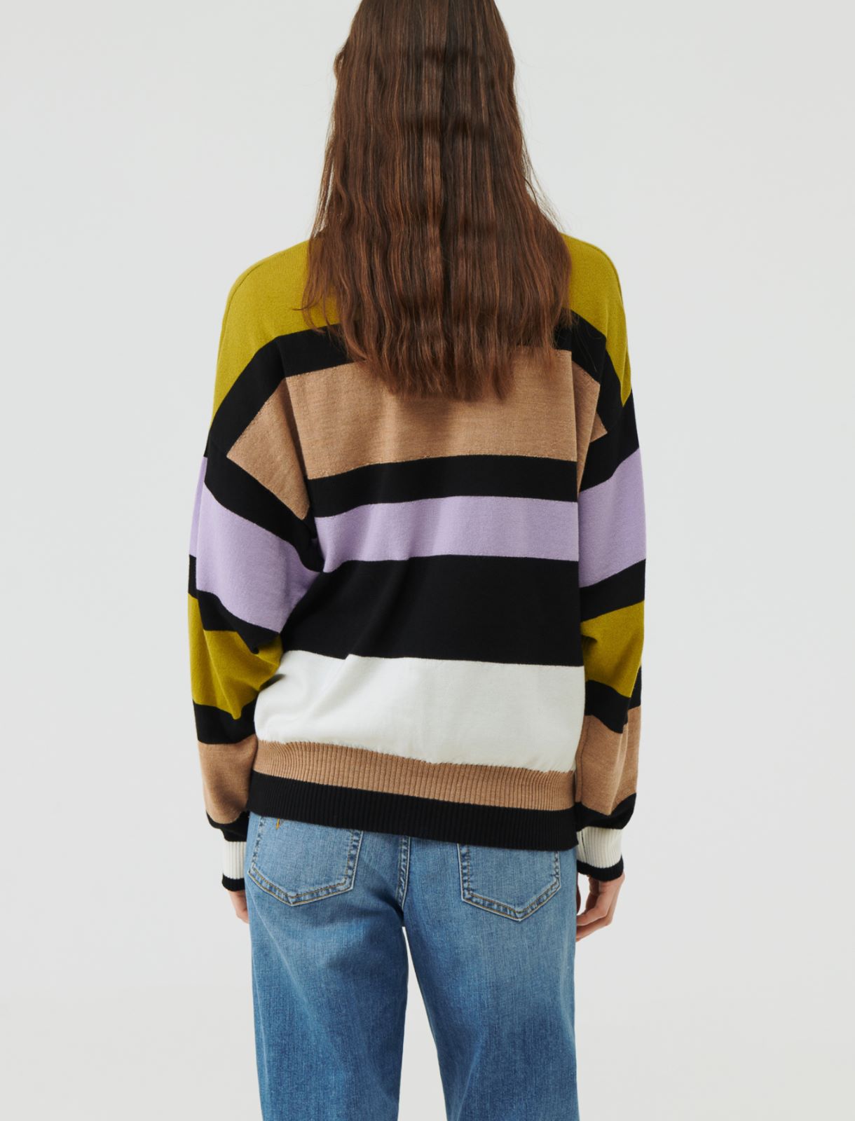 Inlay sweater - Lime - Marina Rinaldi - 2