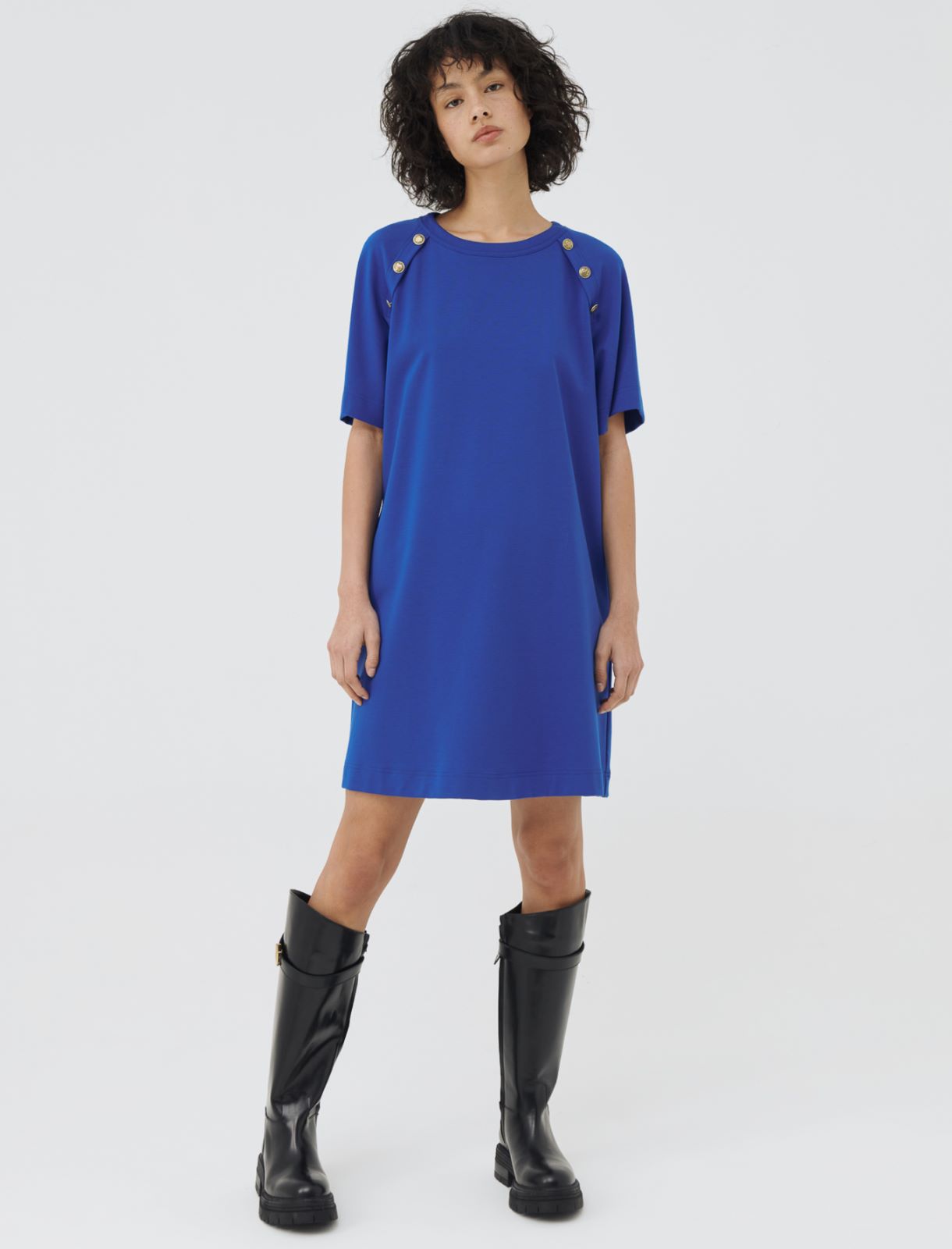 Jersey dress - Cornflower blue - Marella - 2