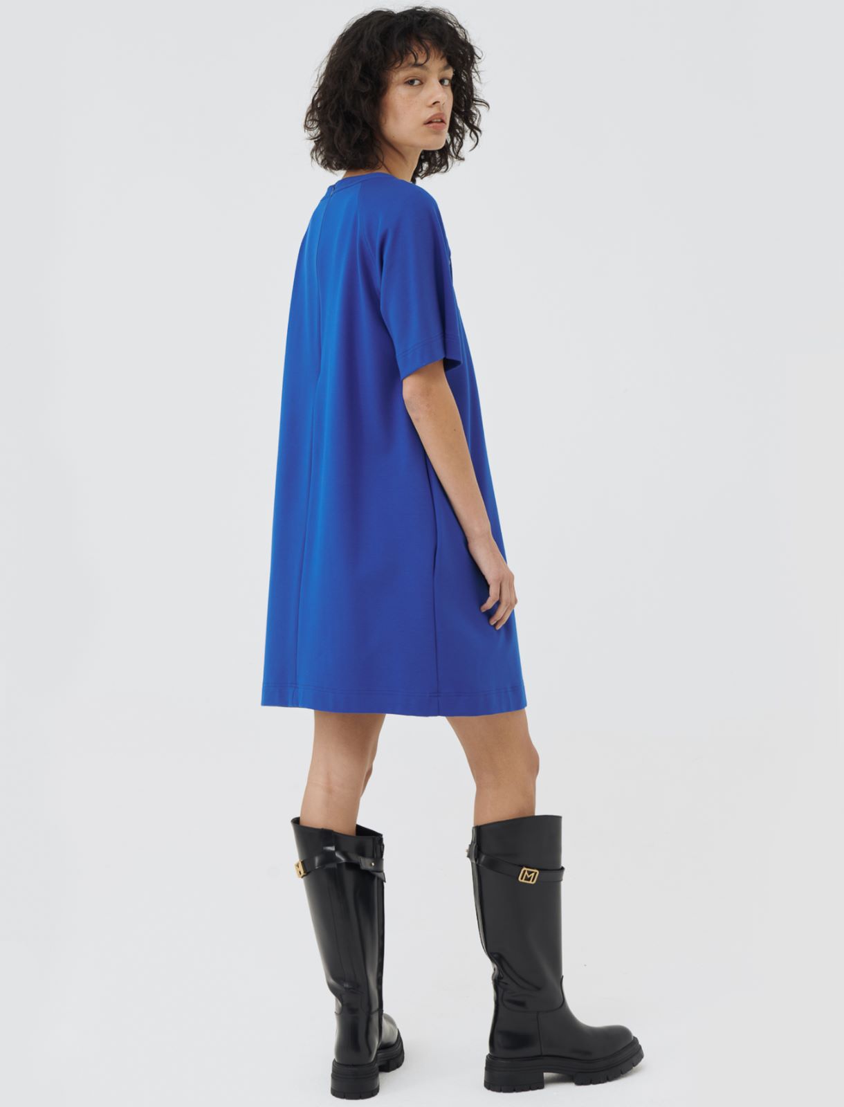 Jersey dress - Cornflower blue - Marella - 3