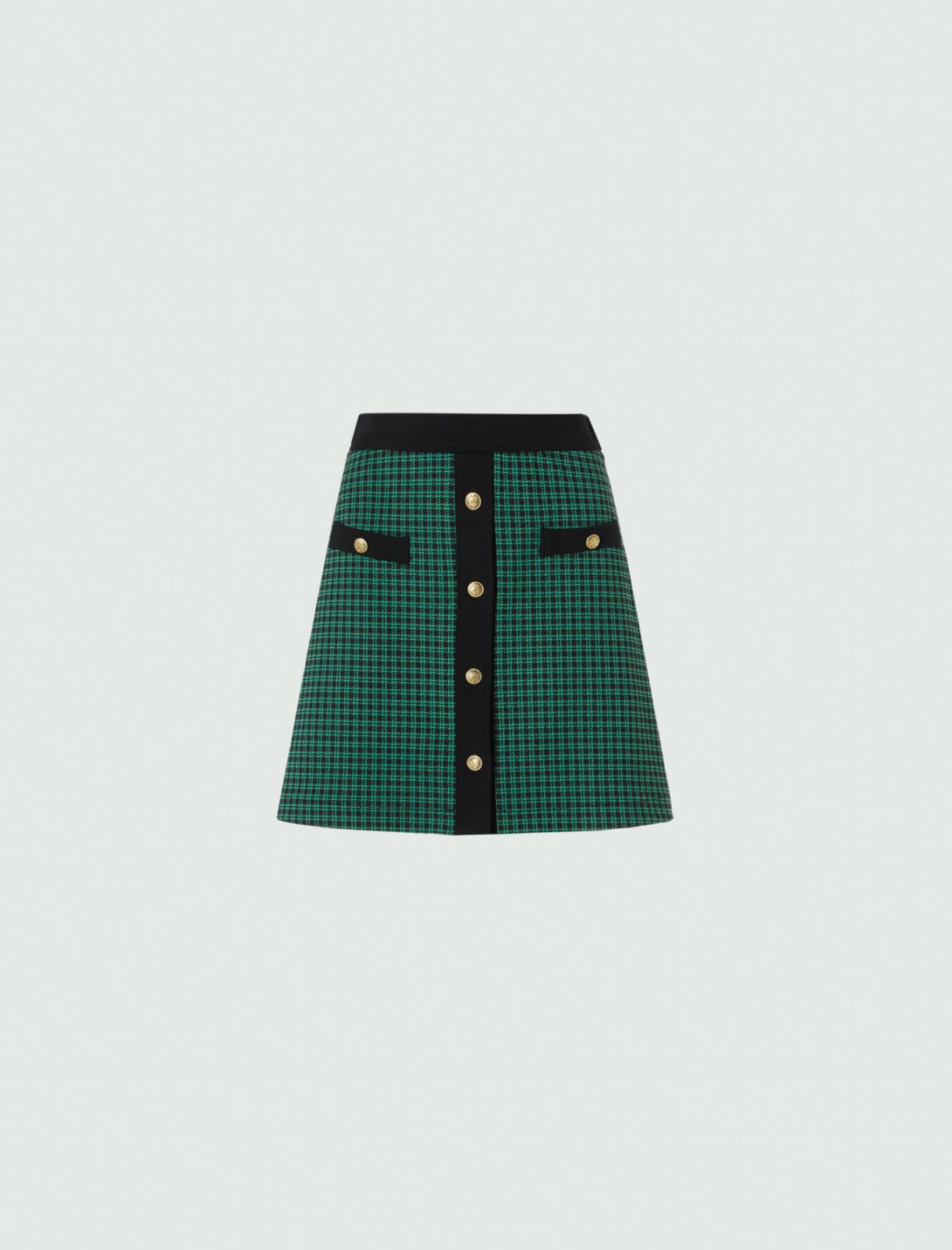 Jacquard skirt - Green - Marella - 5