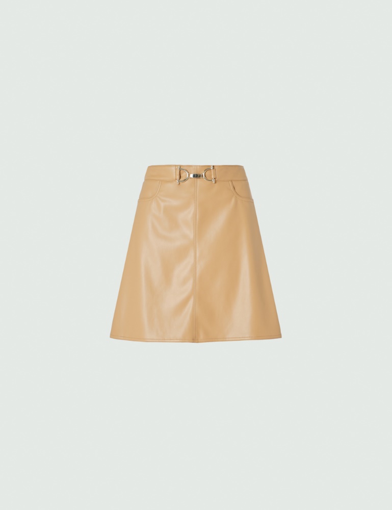Short skirt - Camel - Marella - 2
