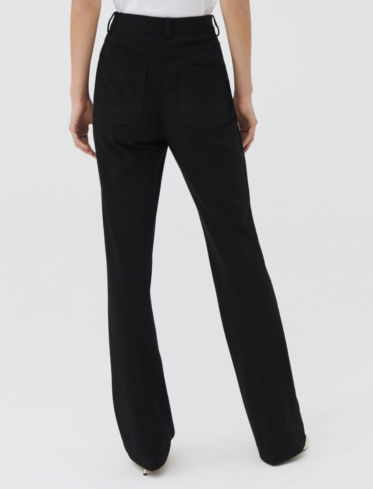 Jersey trousers - Black - Marella - 2