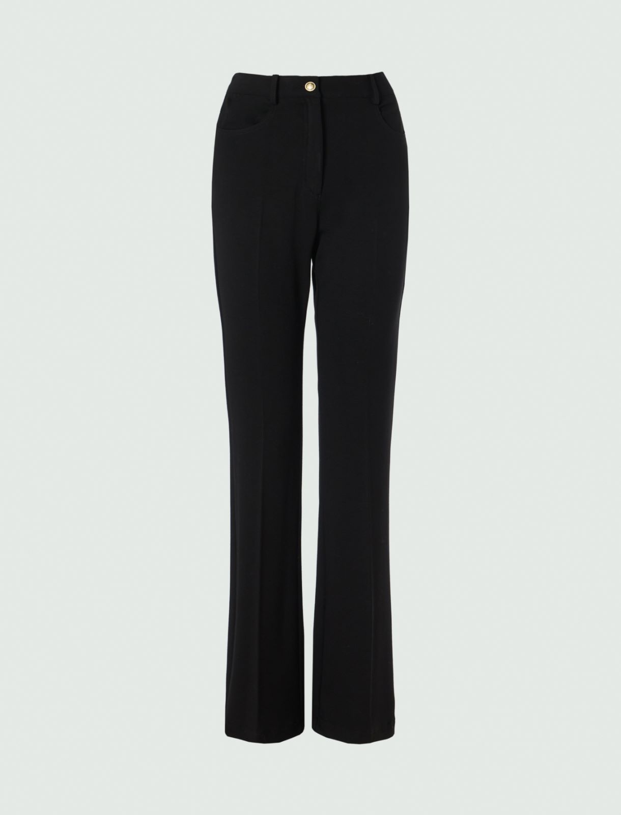 Jersey trousers - Black - Marella